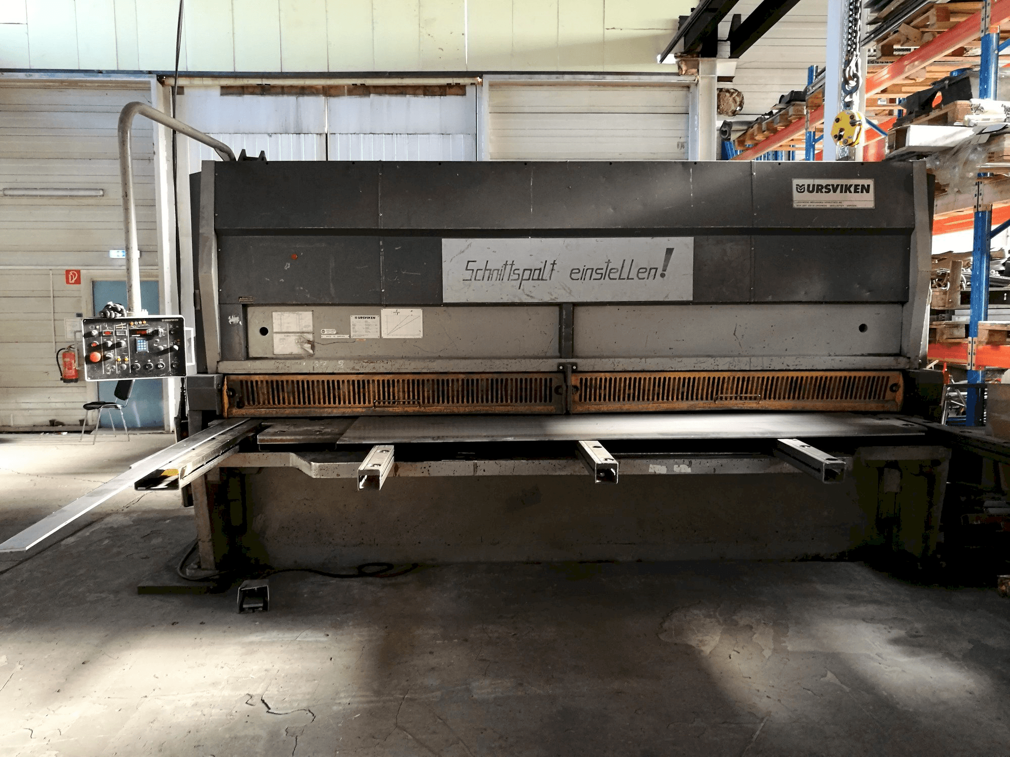 Vooraanzicht van Ursviken GSA 640 machine