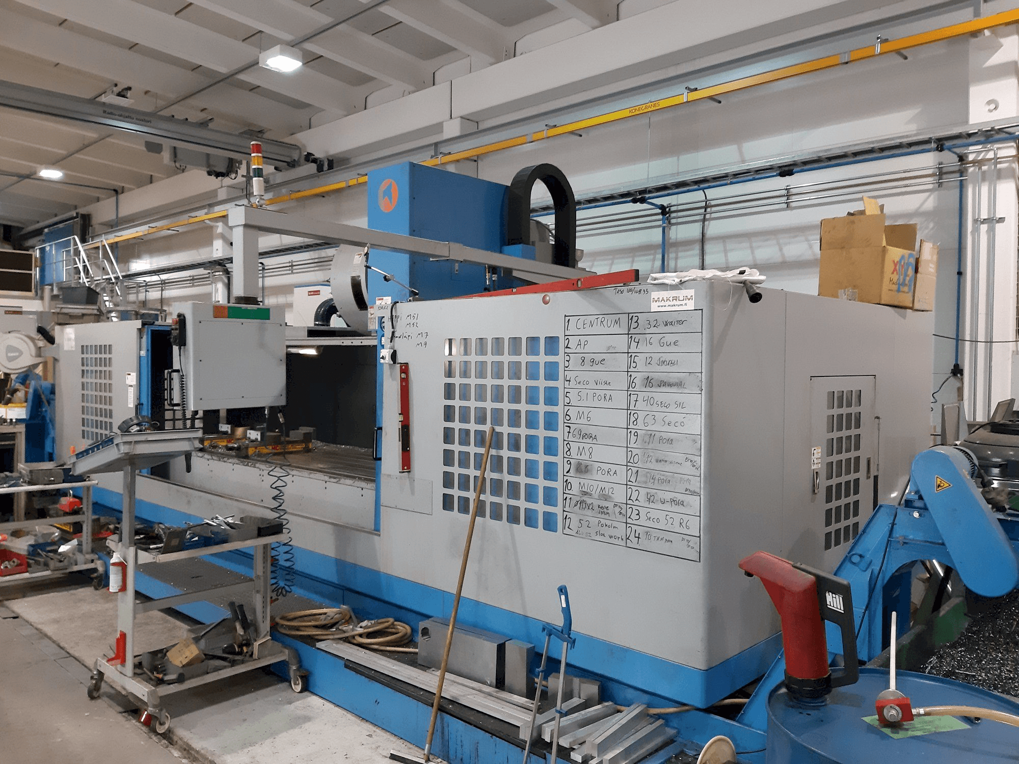 Vooraanzicht van Takumi V32 machine