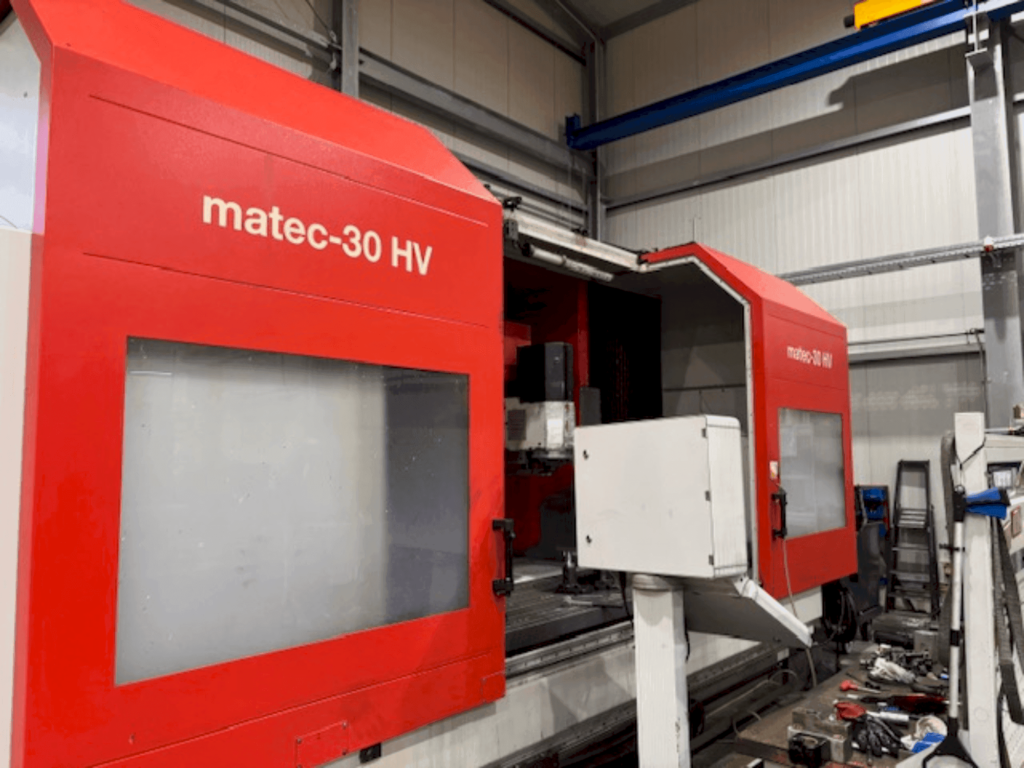 Vooraanzicht van Matec 30-HV machine