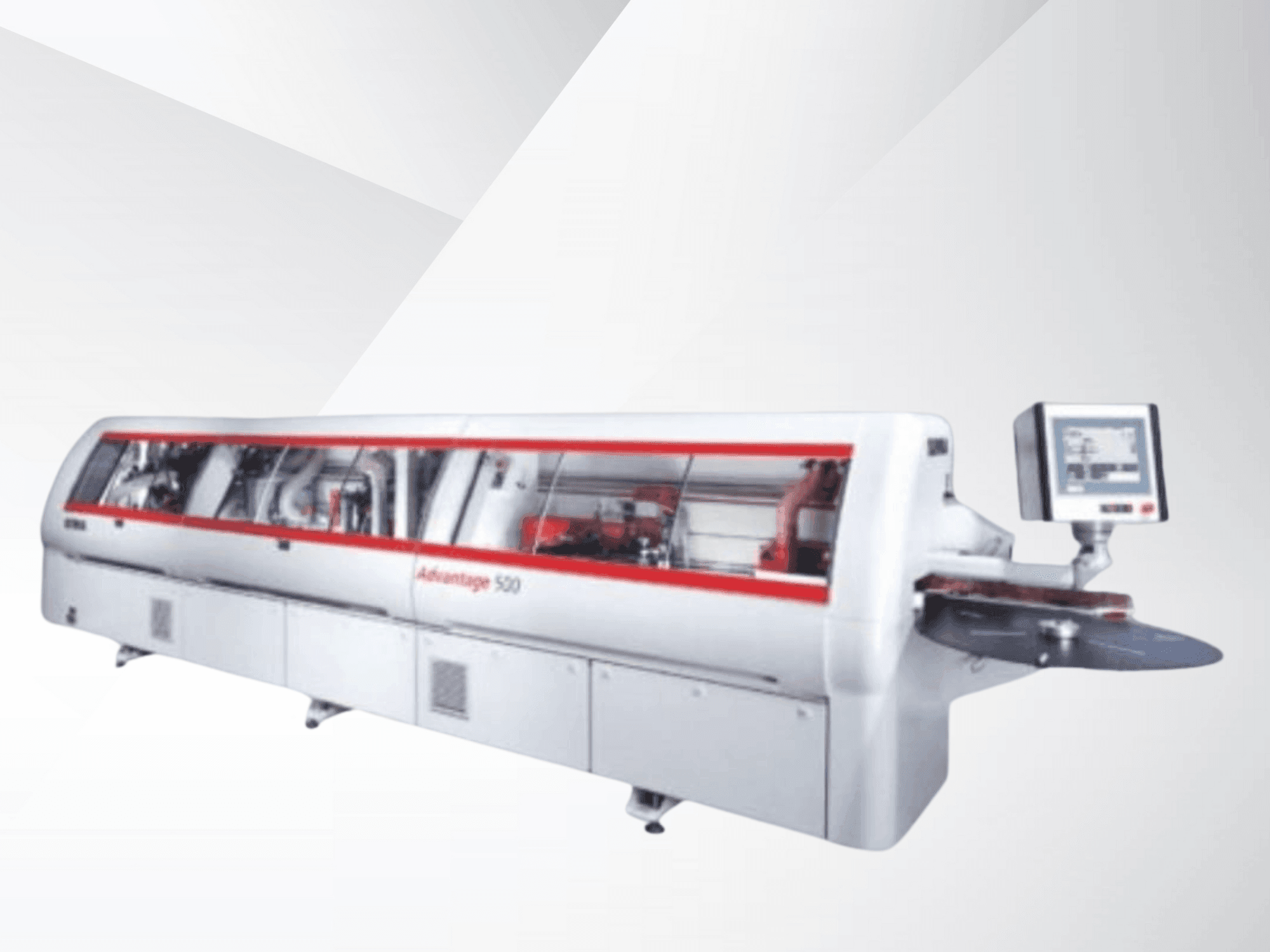 Vooraanzicht van IMA Advantage 550 machine