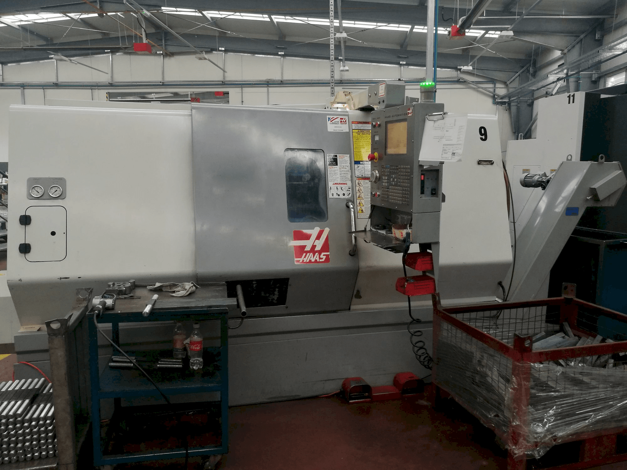 Vooraanzicht van HAAS SL-30THE machine
