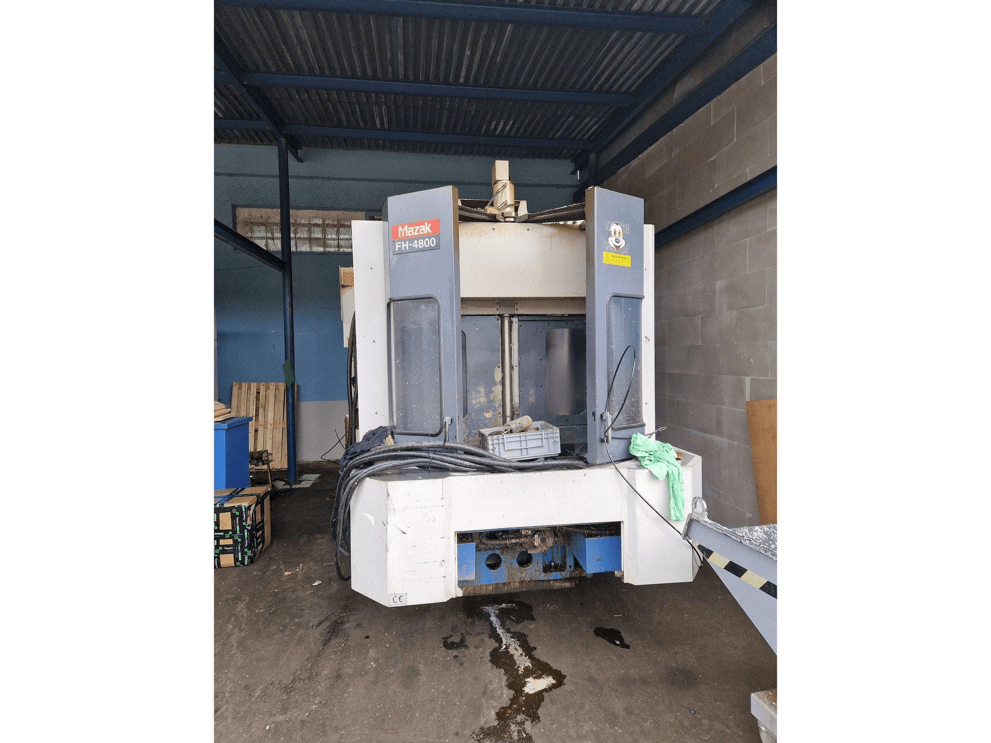 Vooraanzicht van Mazak FH-4800 machine