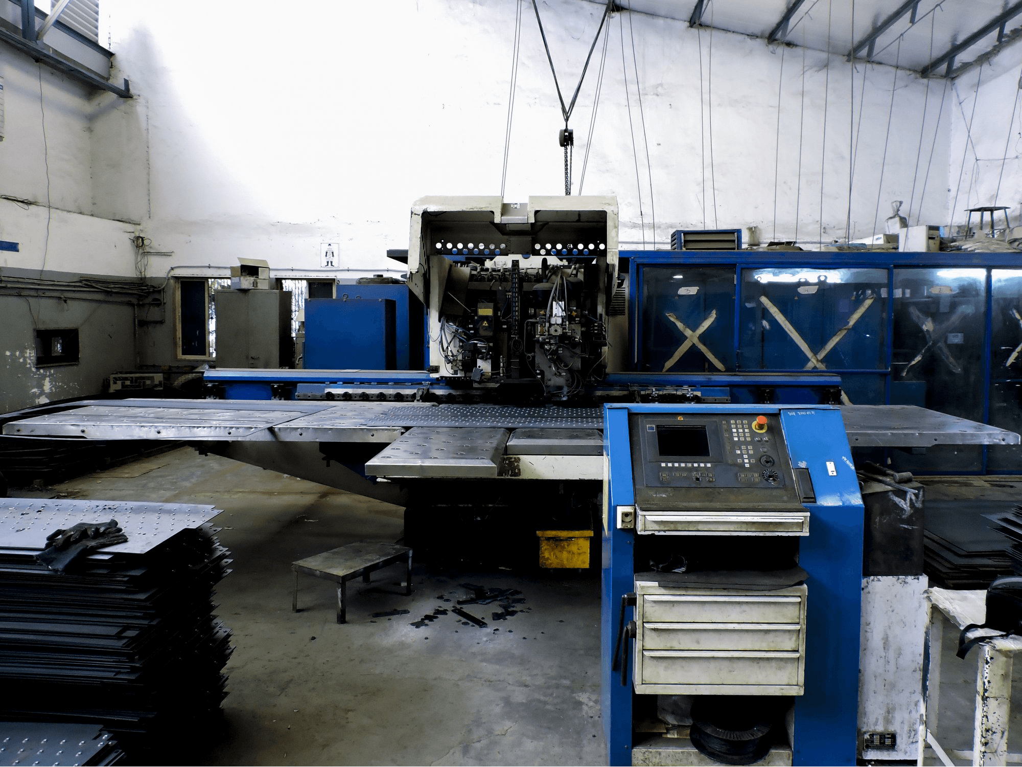 Vooraanzicht van Trumpf Trumatic 600L machine