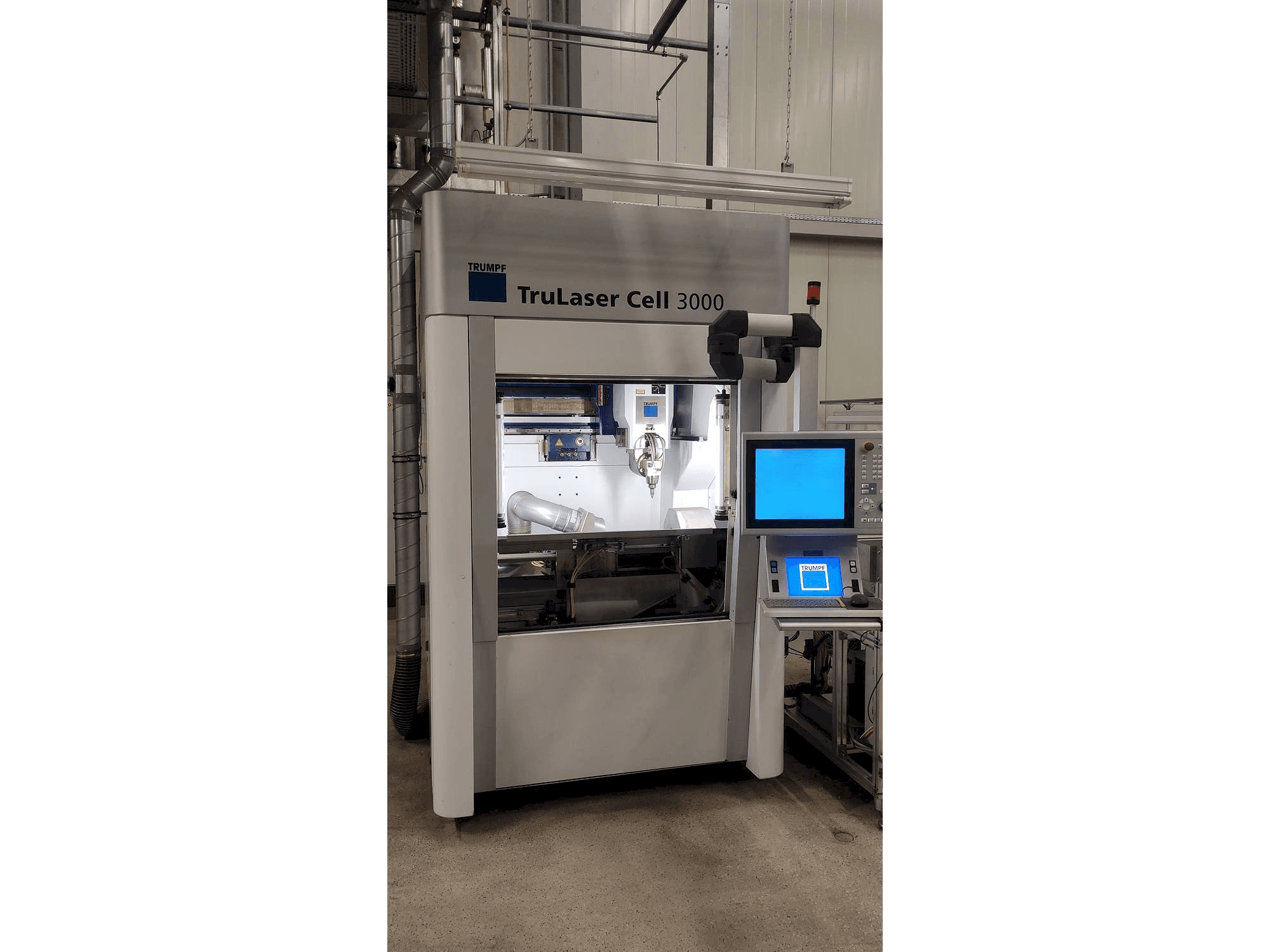 Vooraanzicht van Trumpf TruCell3000 machine