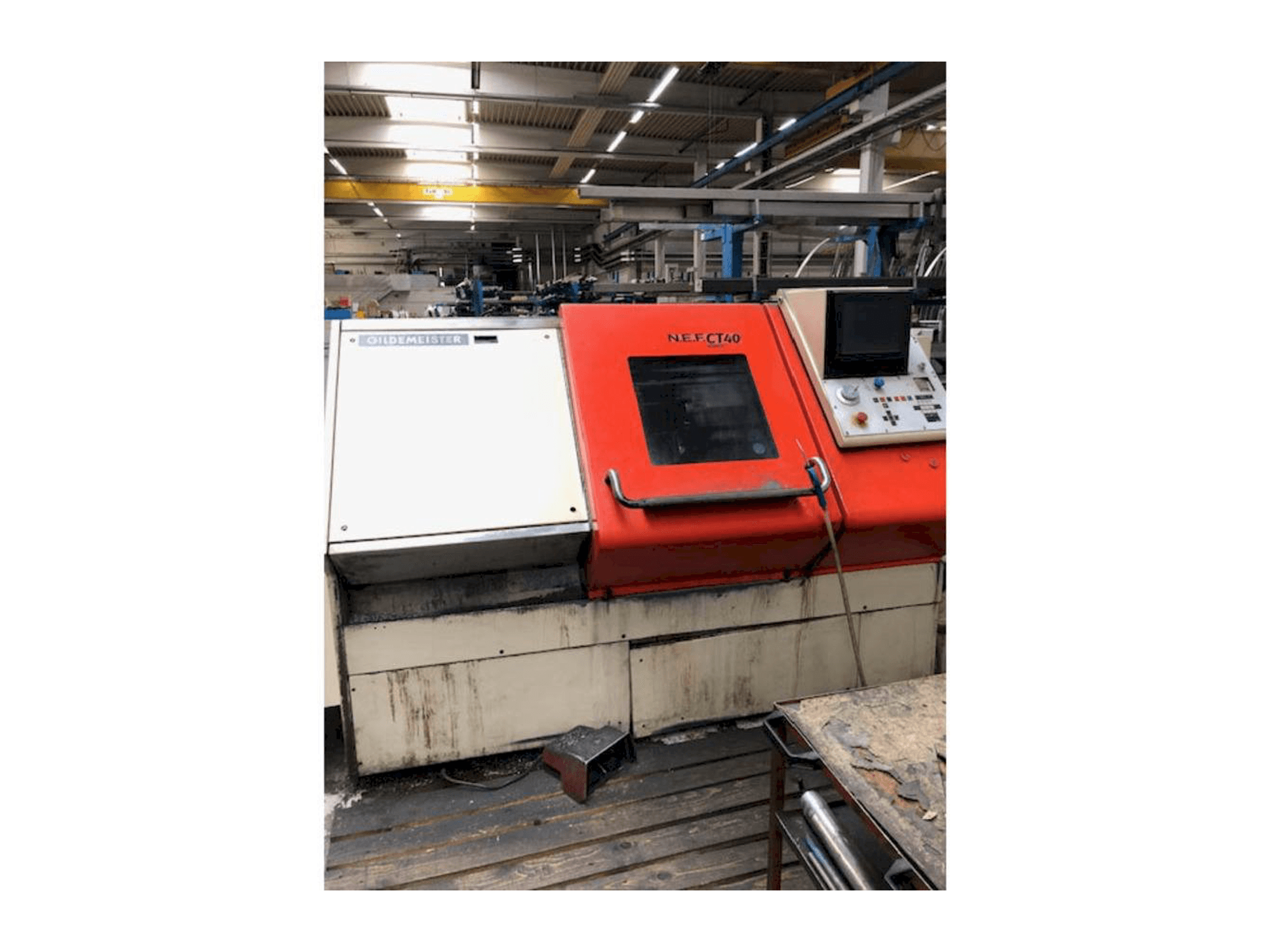 Vooraanzicht van Gildemeister NEF CT 40 machine