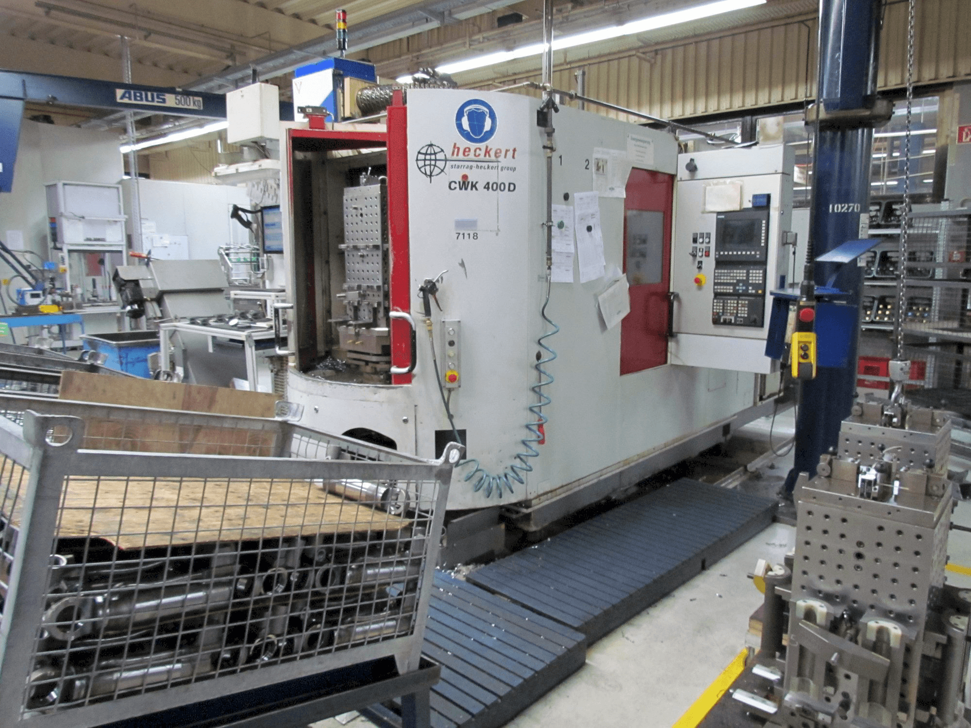 Vooraanzicht van Heckert CWK 400 D machine