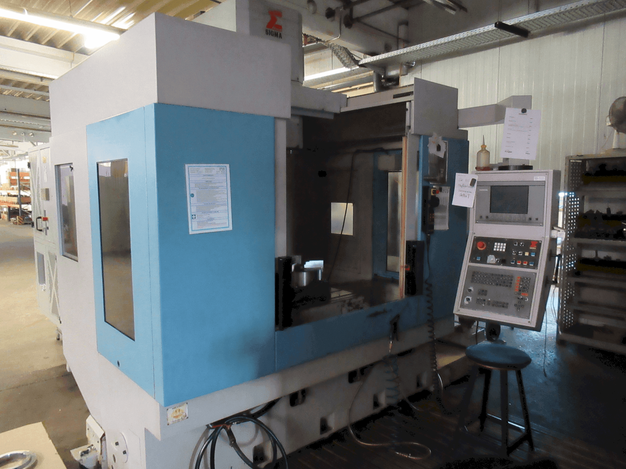 Vooraanzicht van Sigma Zenit 3 machine