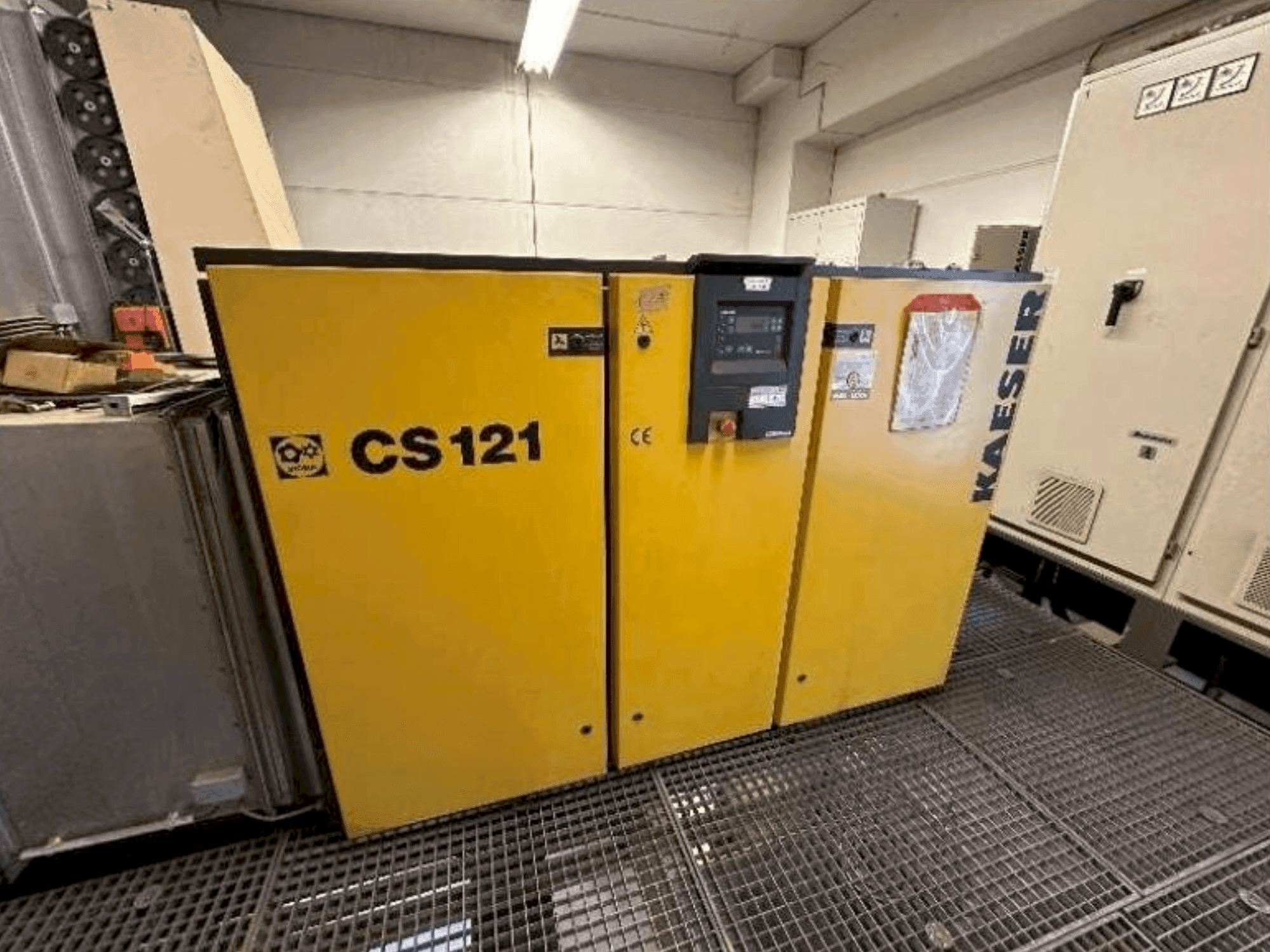 Vooraanzicht van KAESER Compressor System machine