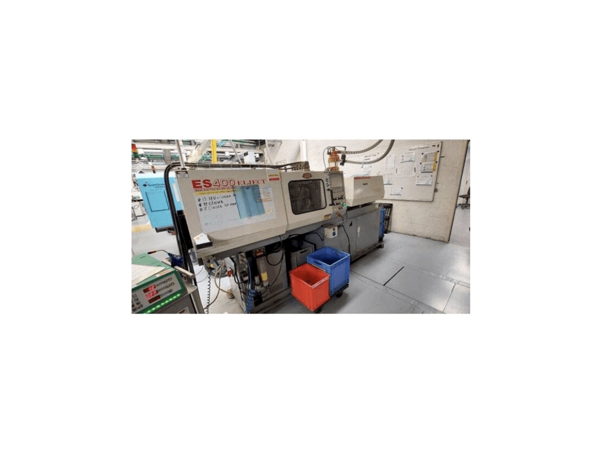 Vooraanzicht van Nissei ES400 machine