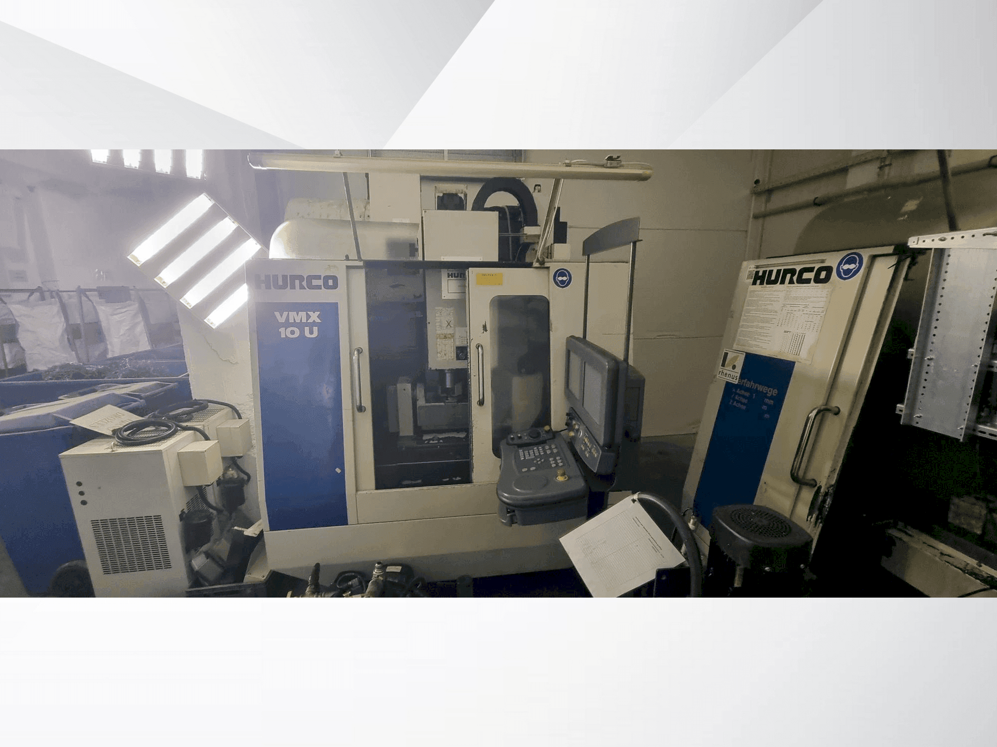 Vooraanzicht van Hurco VMX 10U machine