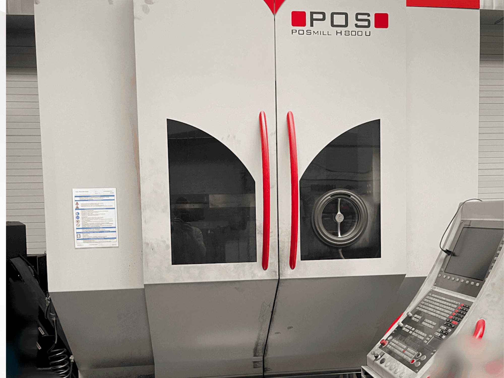 Vooraanzicht van POSmill H800U machine