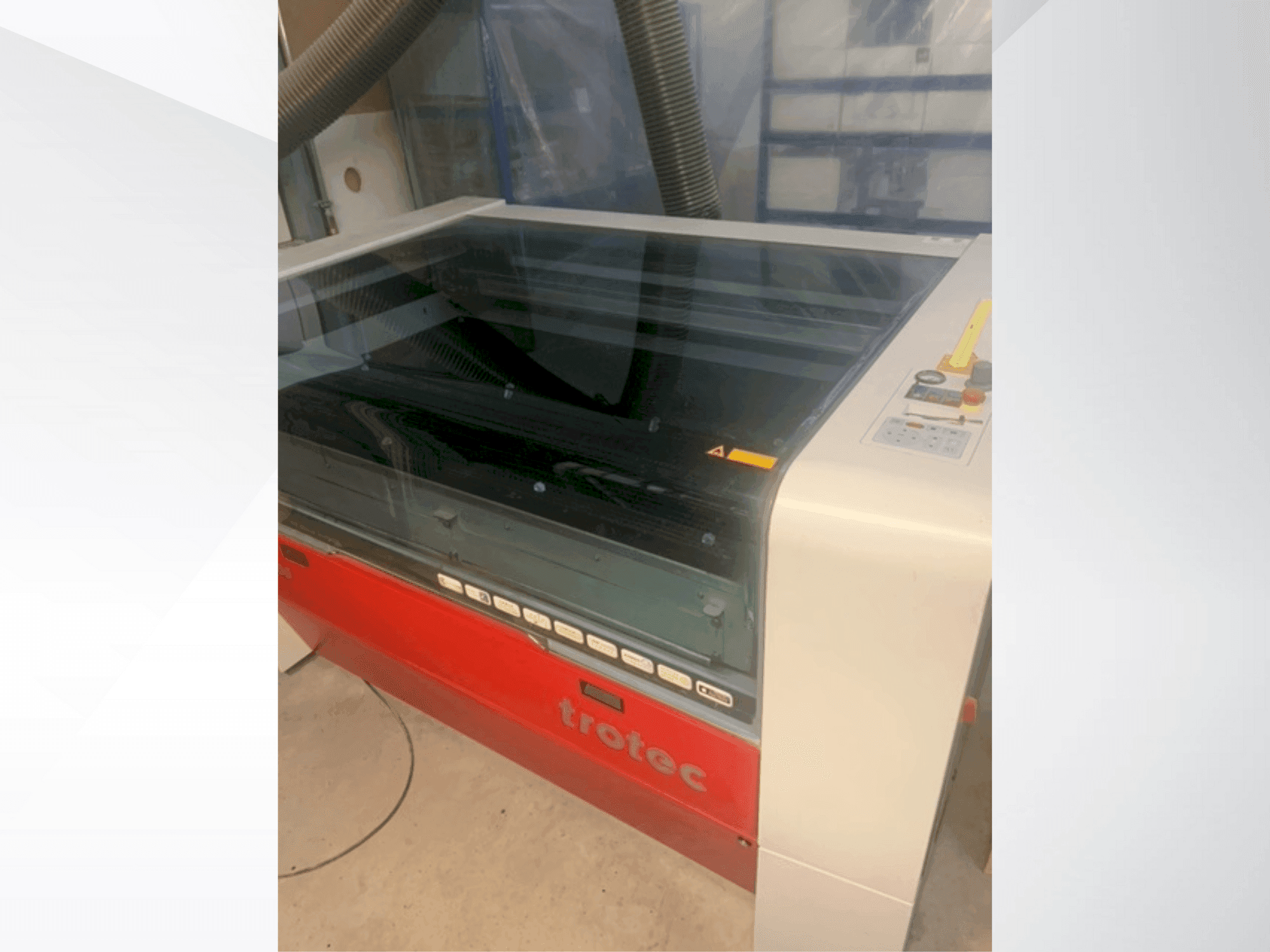 Vooraanzicht van Trotec SP500 machine