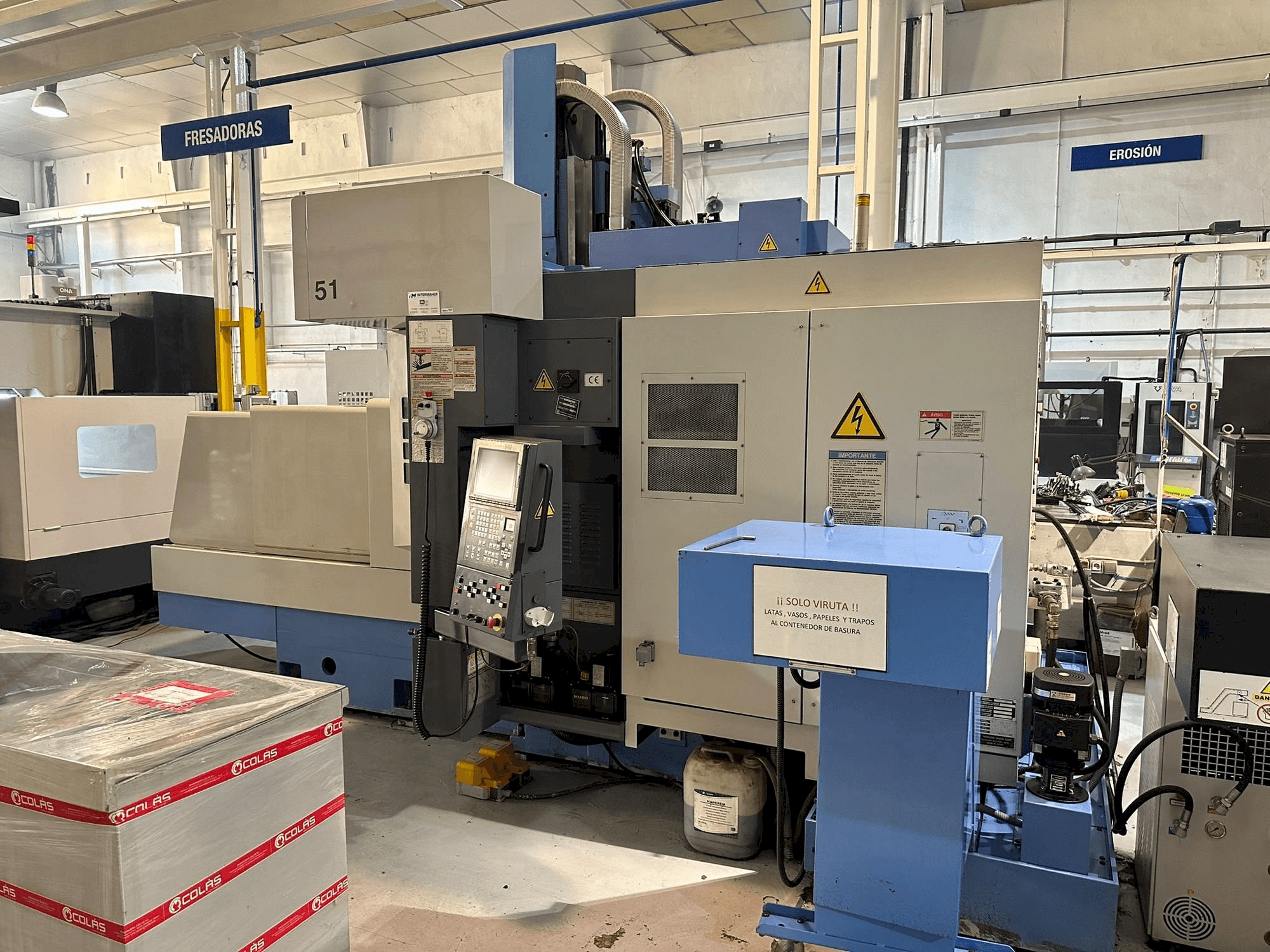Vooraanzicht van Mazak FJV-35/60 machine