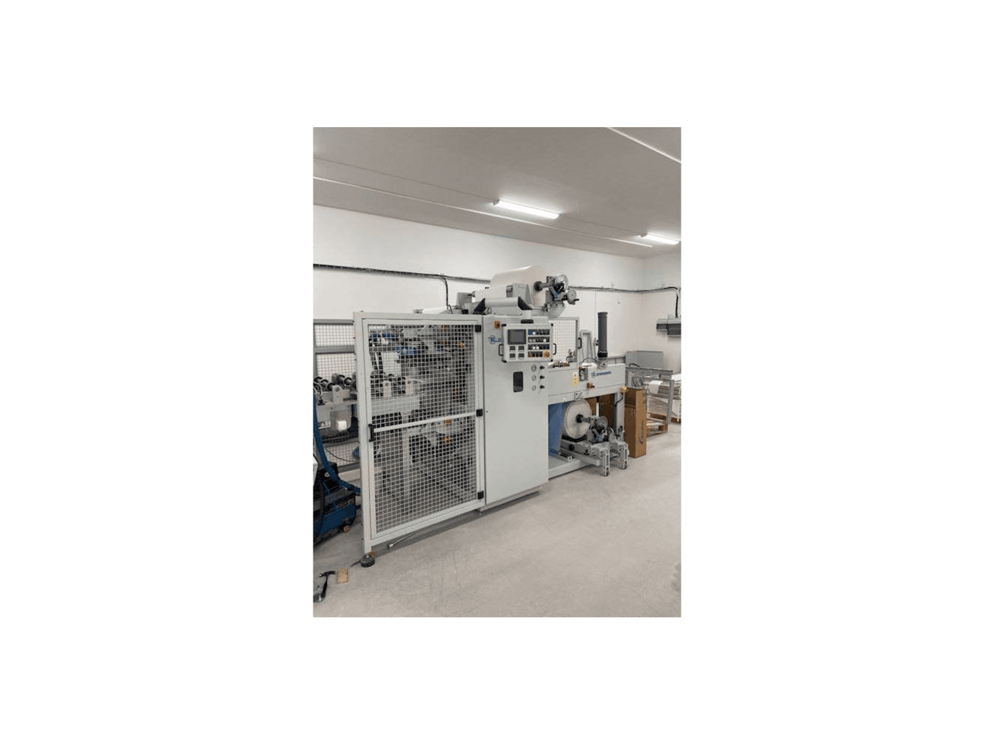 Vooraanzicht van Barberan . machine