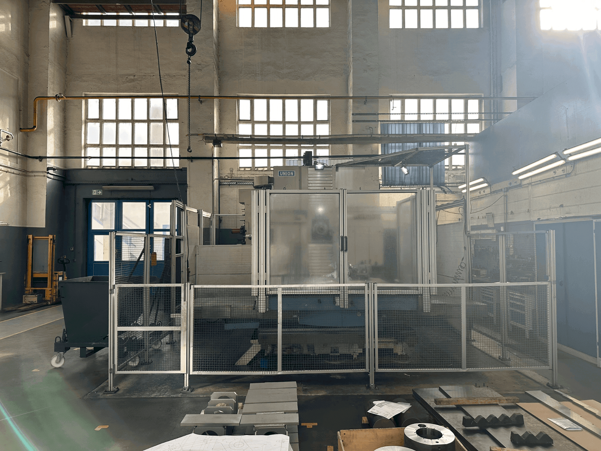 Vooraanzicht van Union TC 110 machine