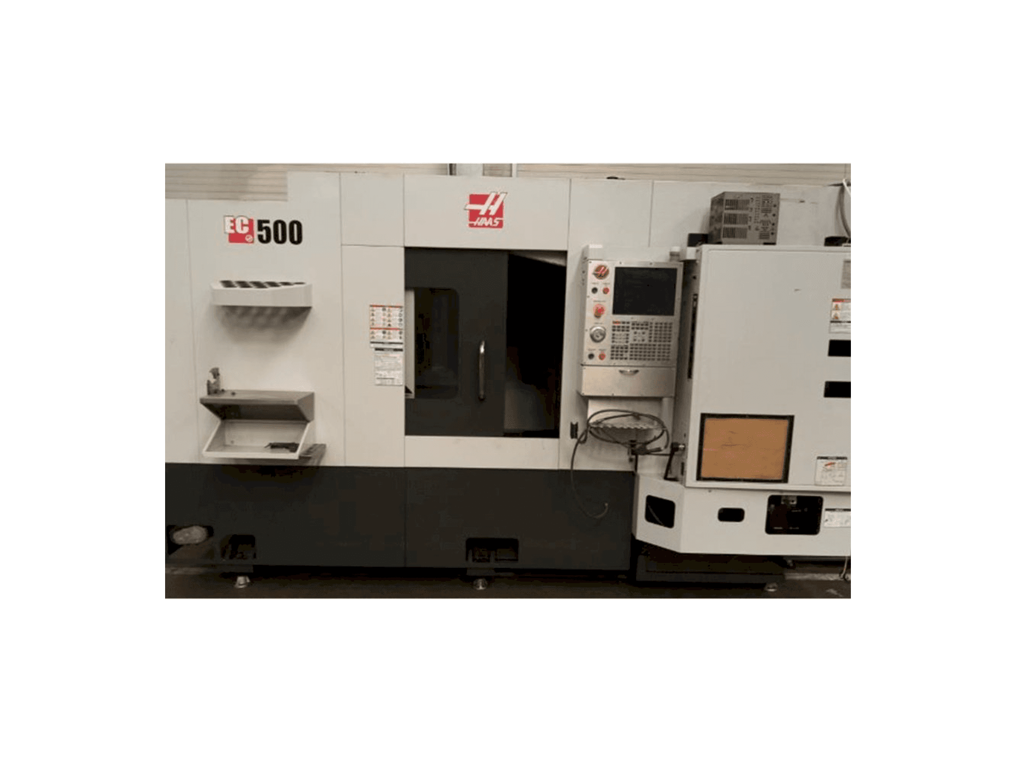 Vooraanzicht van HAAS EC-500 machine