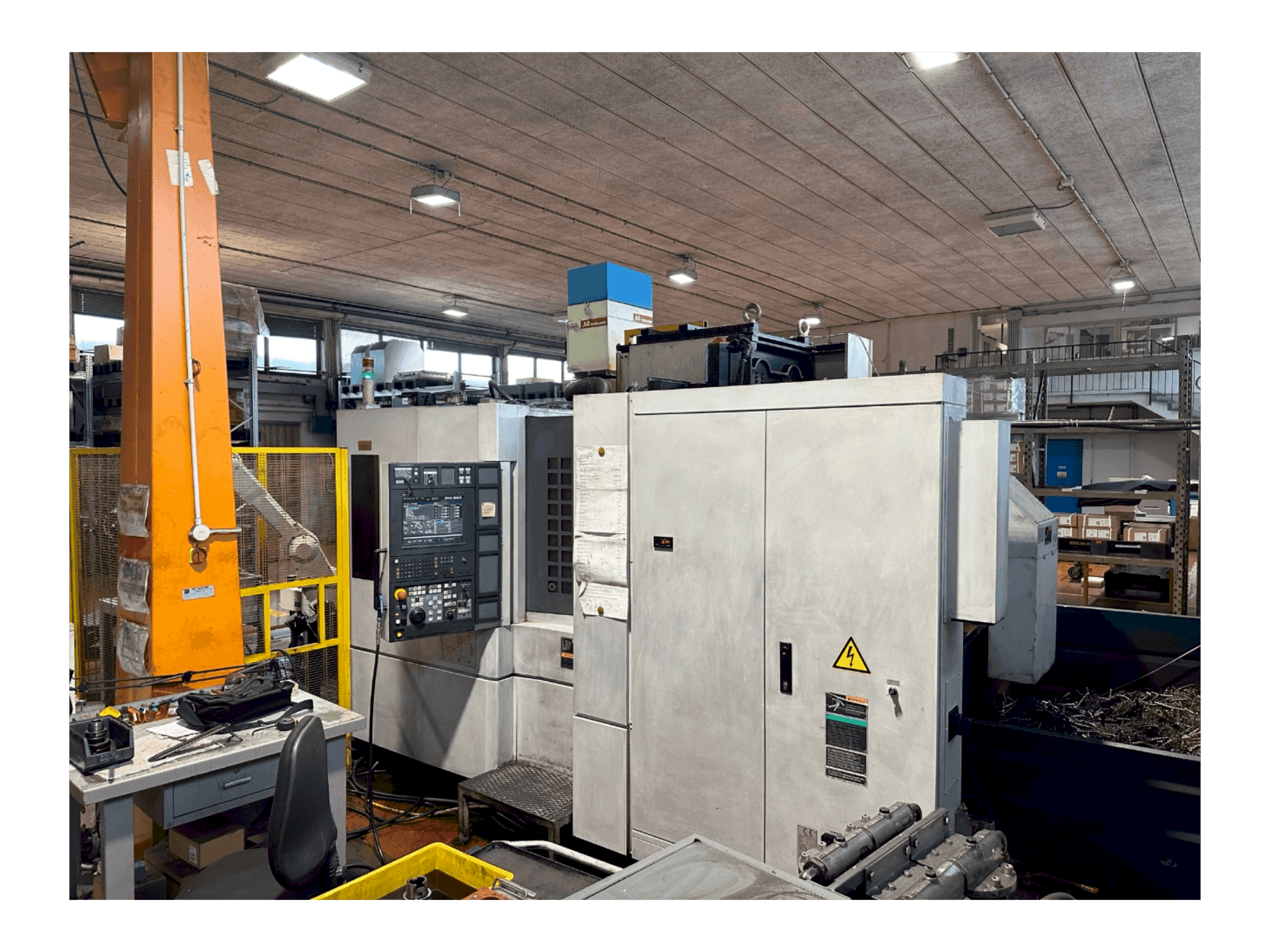 Vooraanzicht van MORI SEIKI NH 4000 DCG machine