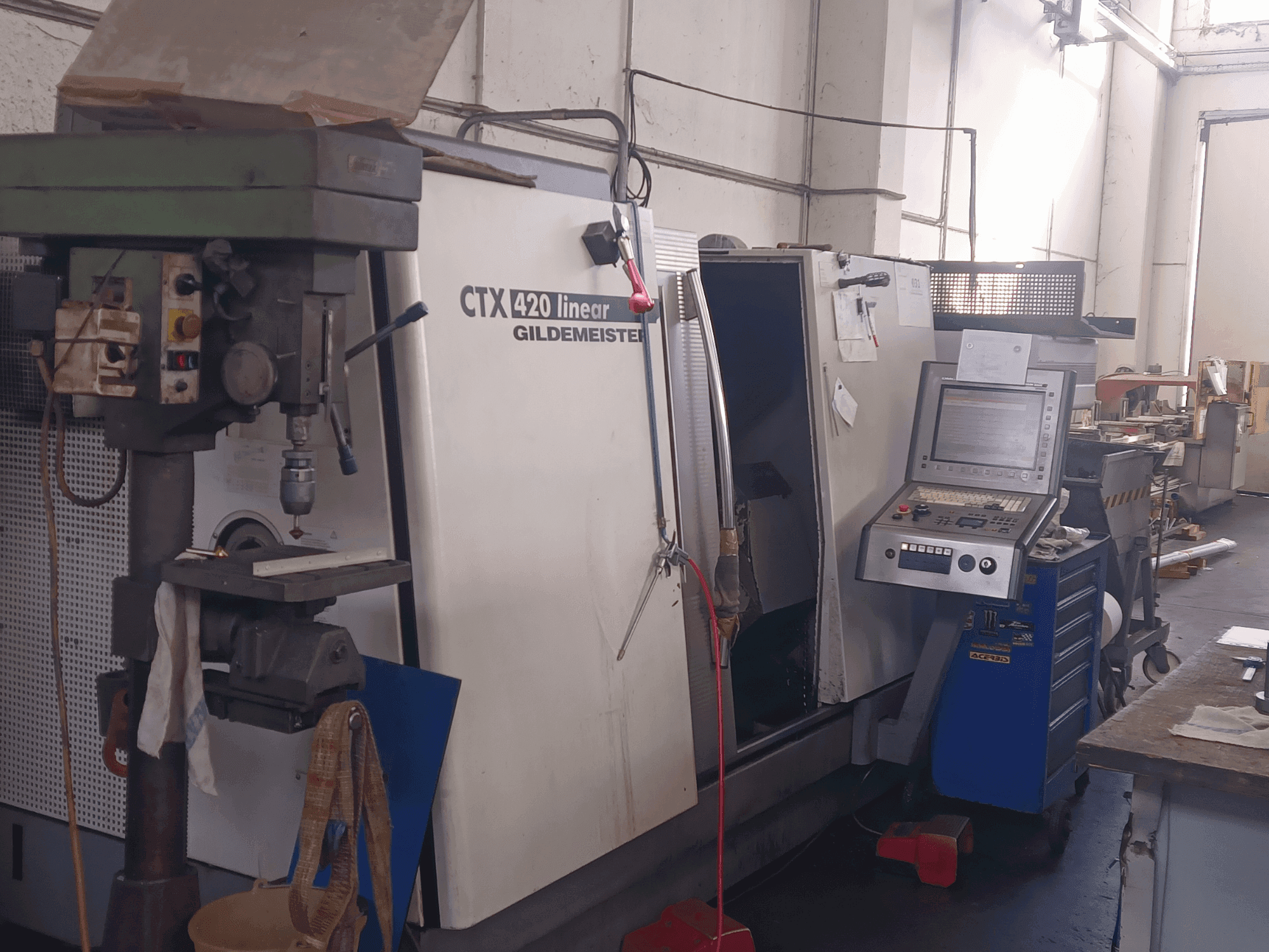 Vooraanzicht van Gildemeister CTX 420 Linear machine