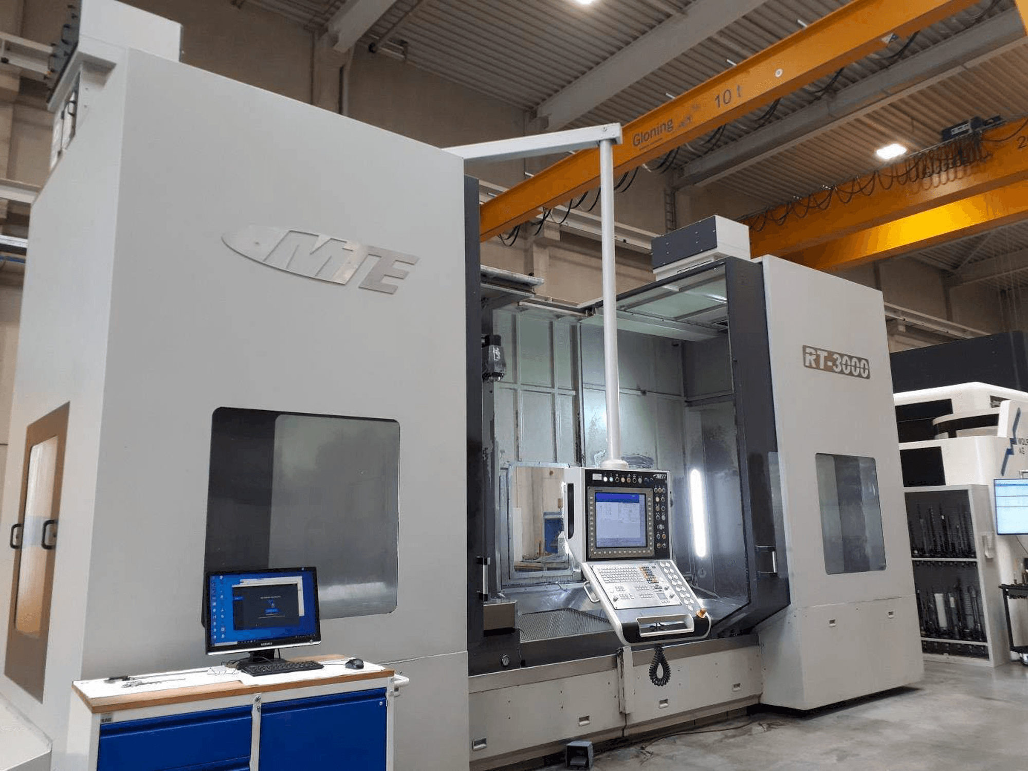 Vooraanzicht van MTE RT - 3000 machine