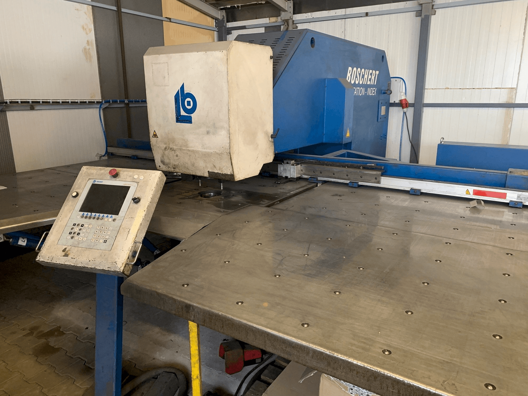 Vooraanzicht van Boschert EL 1250 Rota-Index machine