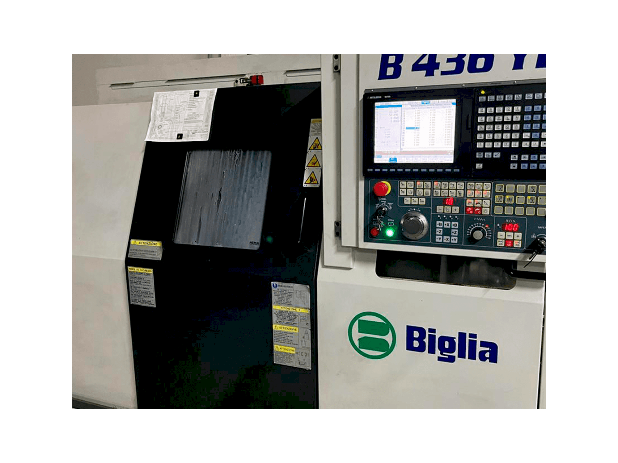 Vooraanzicht van Biglia B436 Y2 machine