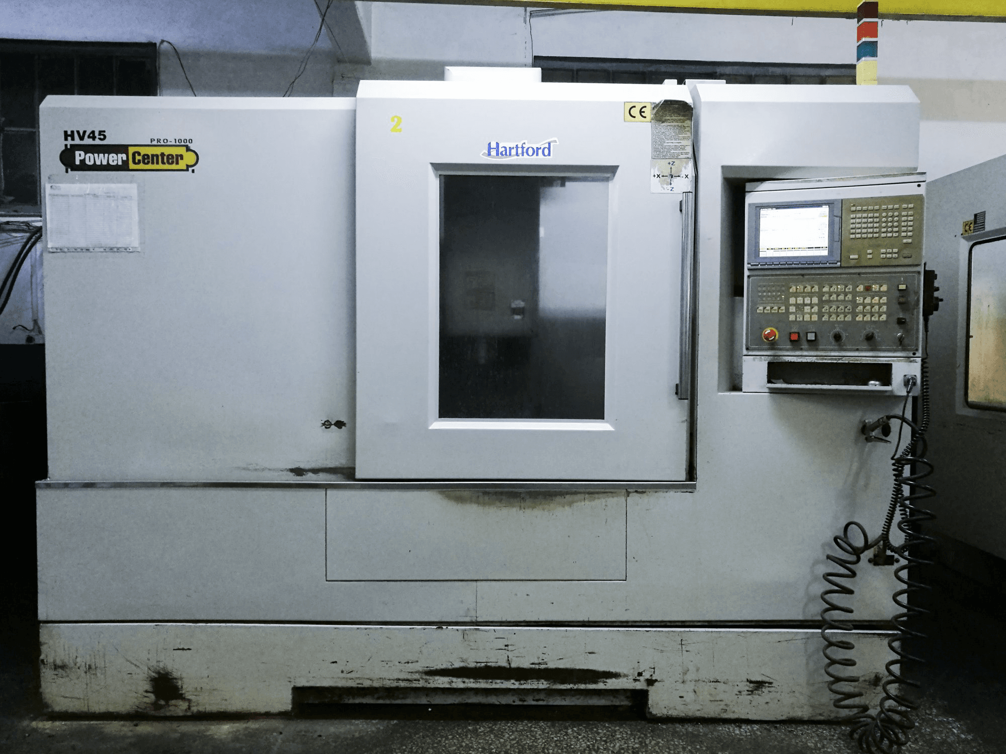 Detail van Hartford PRO1000A machine