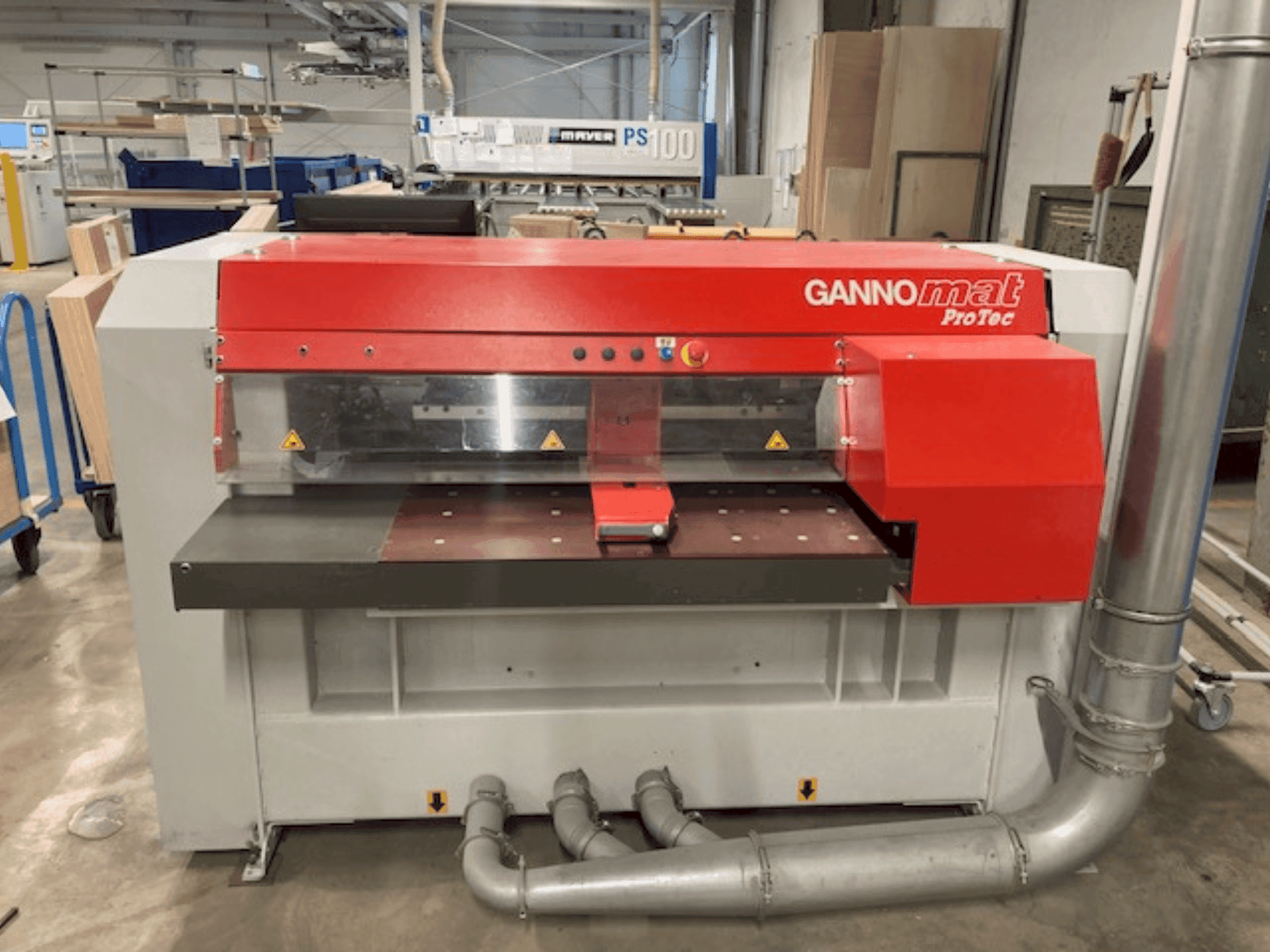 Vooraanzicht van GANNOMAT ProTec 571 machine