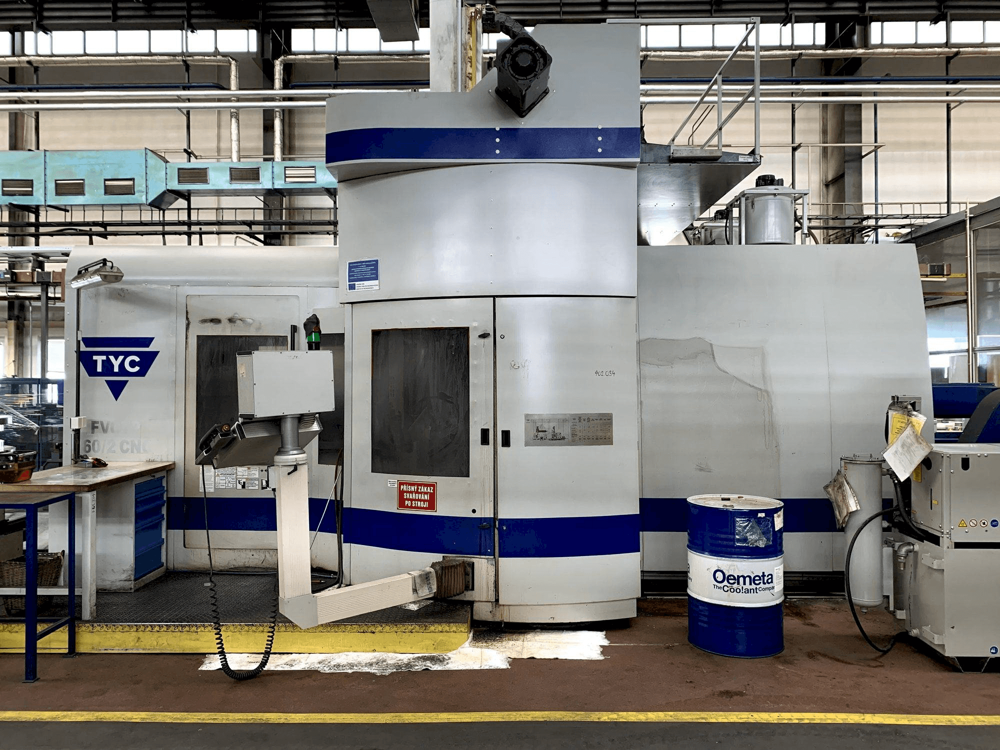 Vooraanzicht van TYC FVCTP 160/2 machine