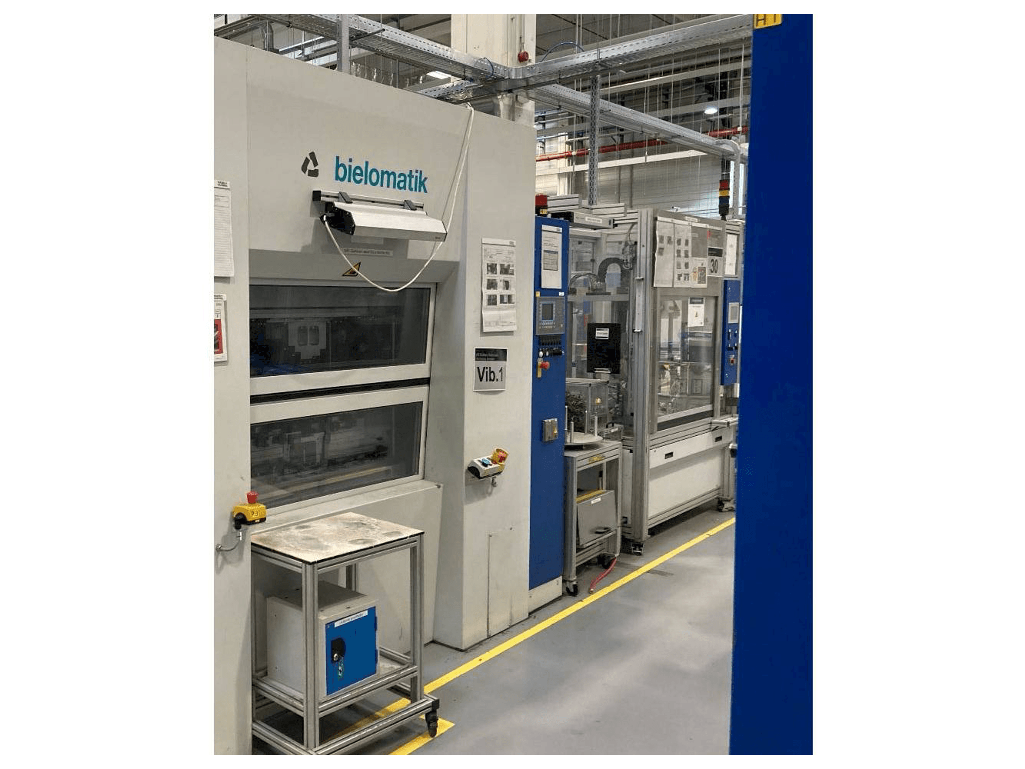 Vooraanzicht van bielomatik K3216 machine