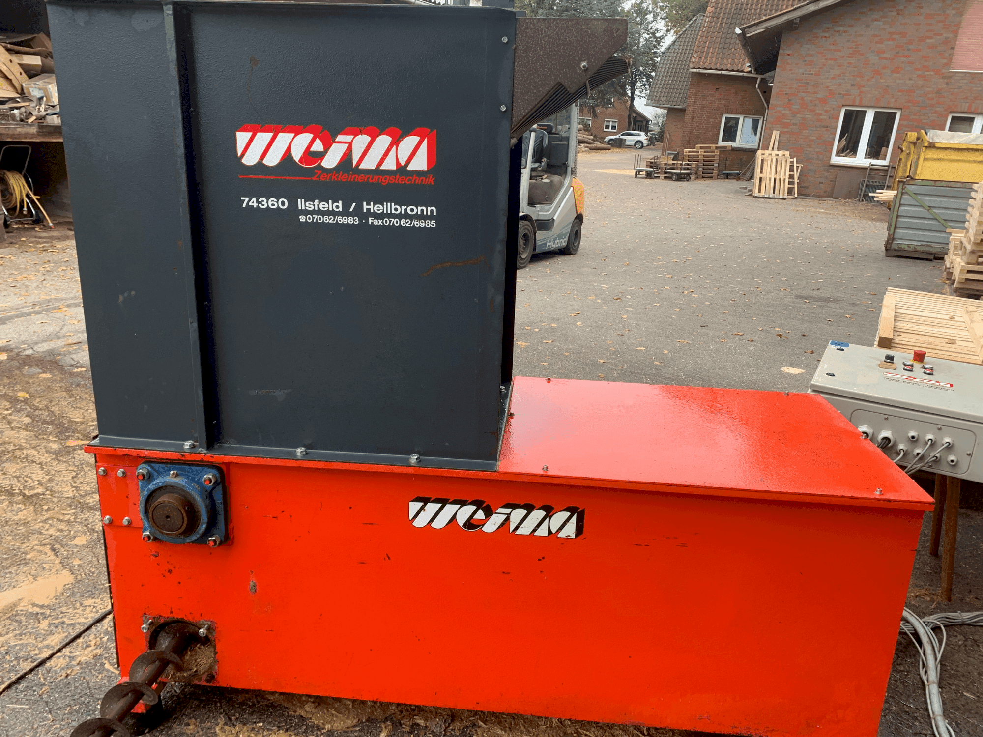 Vooraanzicht van WEIMA WL 4 machine
