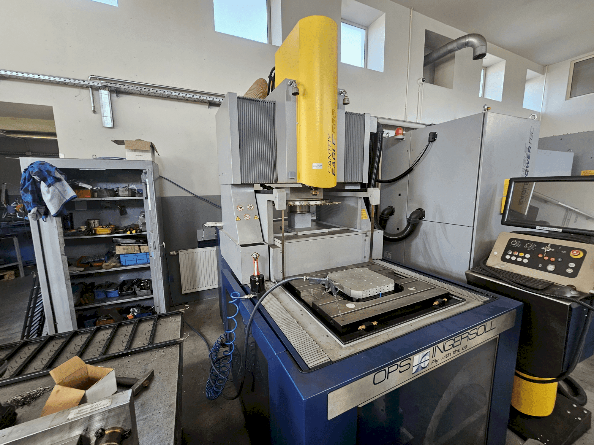 Vooraanzicht van OPS INGERSOLL Gantry Eagle 500 machine