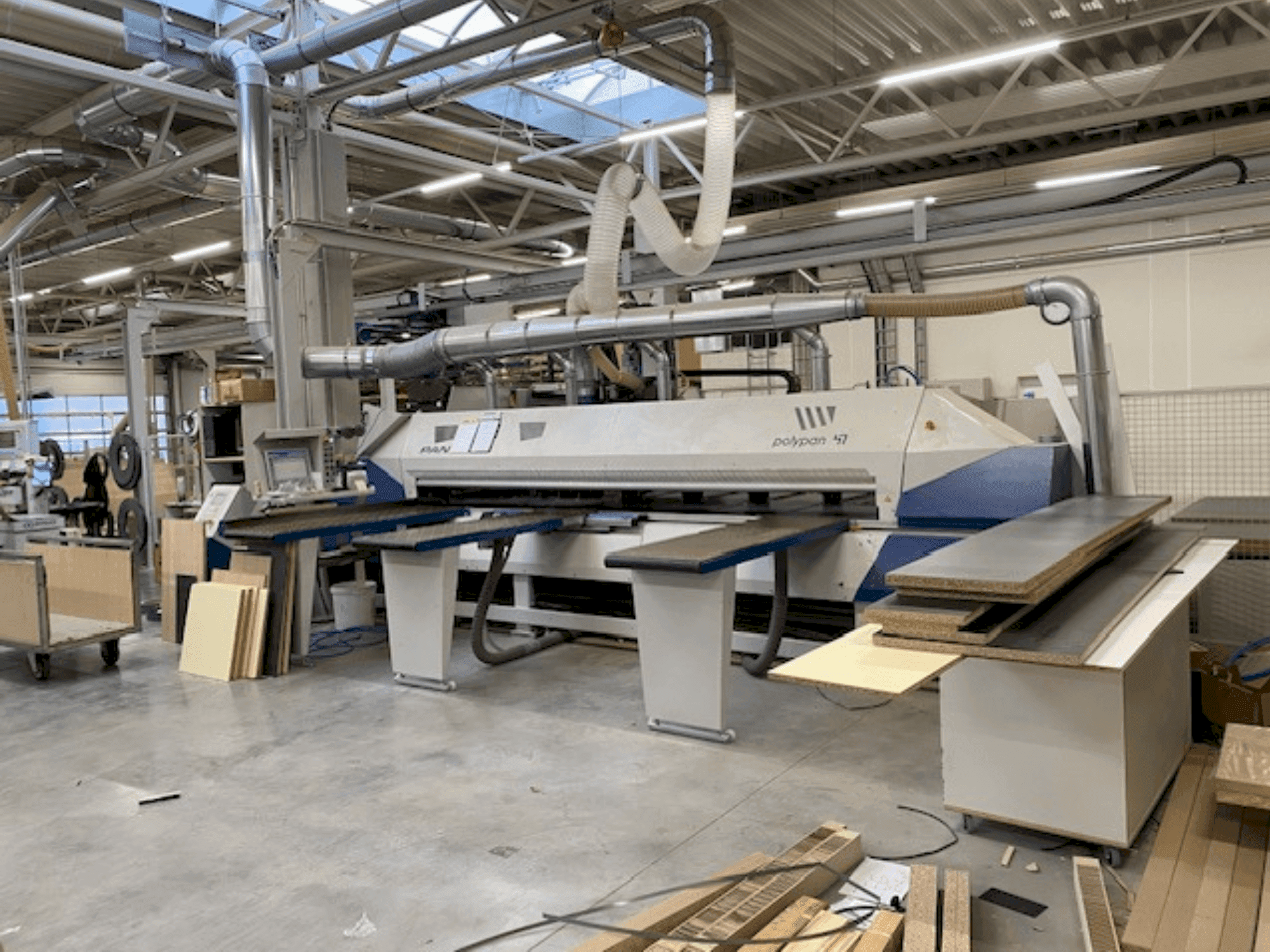 Vooraanzicht van PANHANS POLYPAN 47 F machine