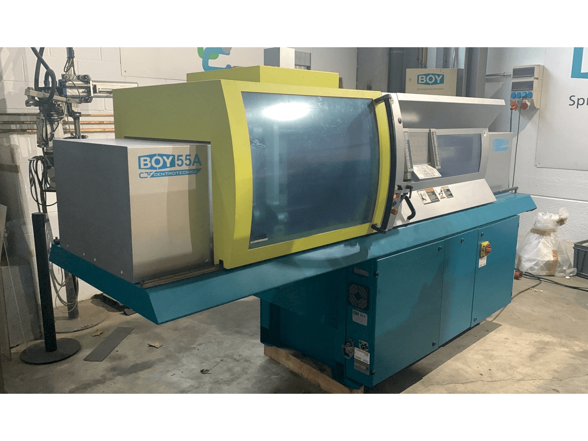 Vooraanzicht van BOY 55A machine