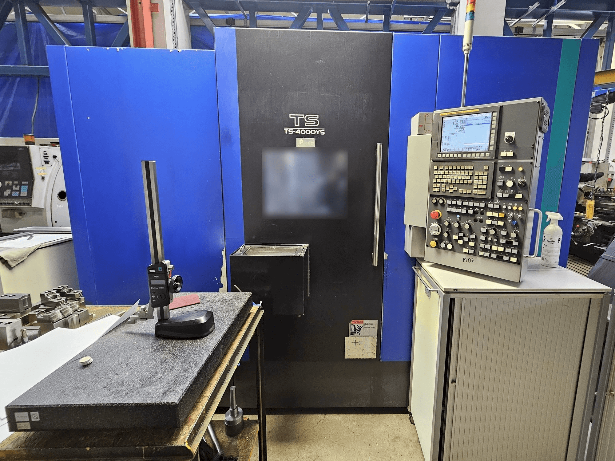 Vooraanzicht van Takisawa TS-4000YS machine