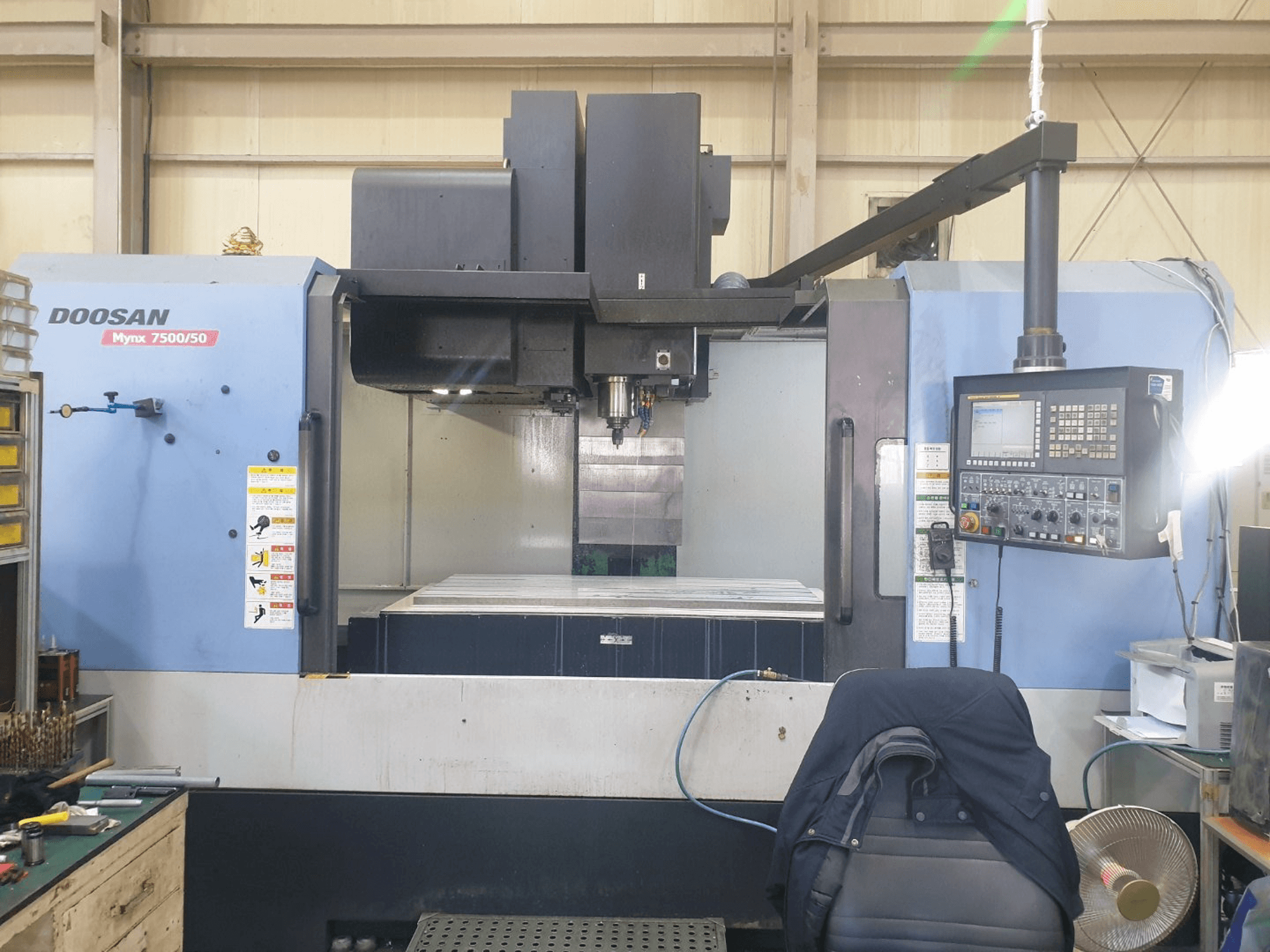 Vooraanzicht van Doosan MYNX 7500/50 machine
