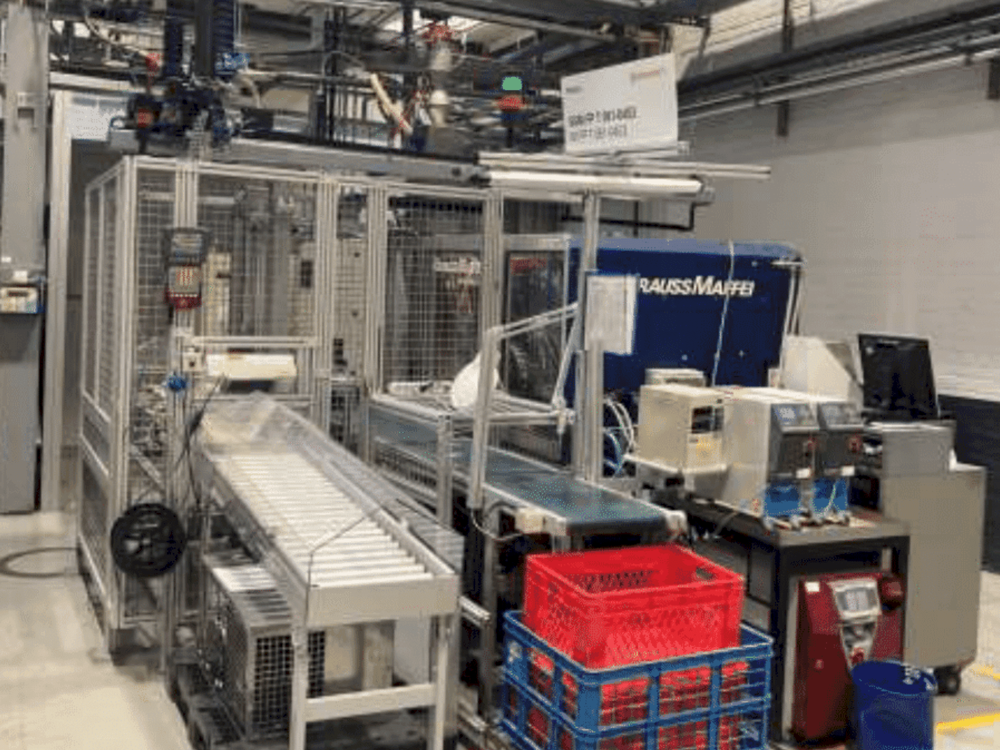 Vooraanzicht van Krauss Maffei KM 125-390 C2 machine