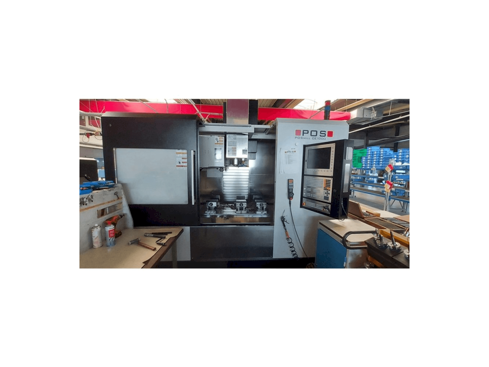 Vooraanzicht van POSmill CE 1000 machine