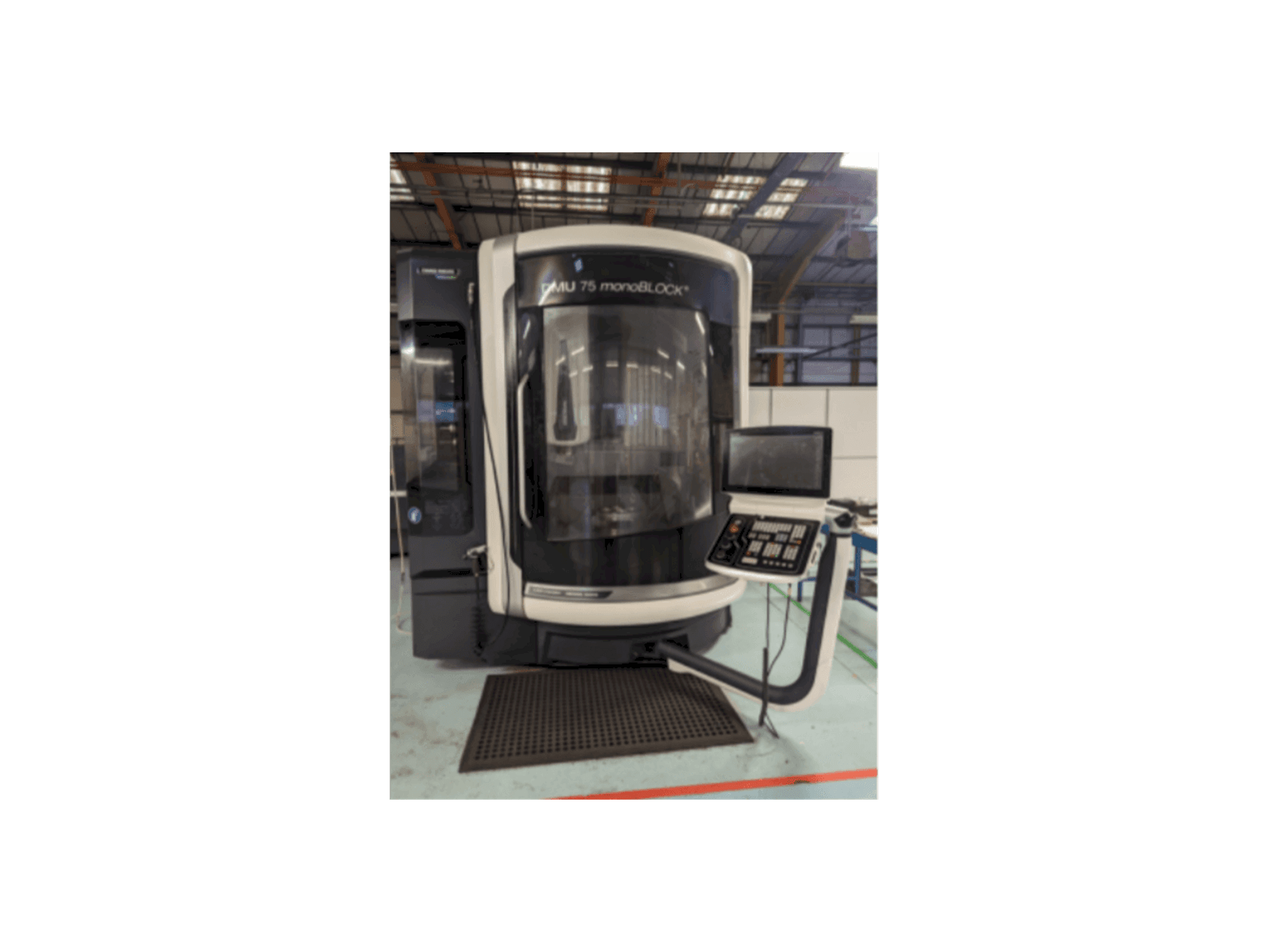 Linkerzijdeaanzicht van DMG MORI DMU 75 Monoblock machine