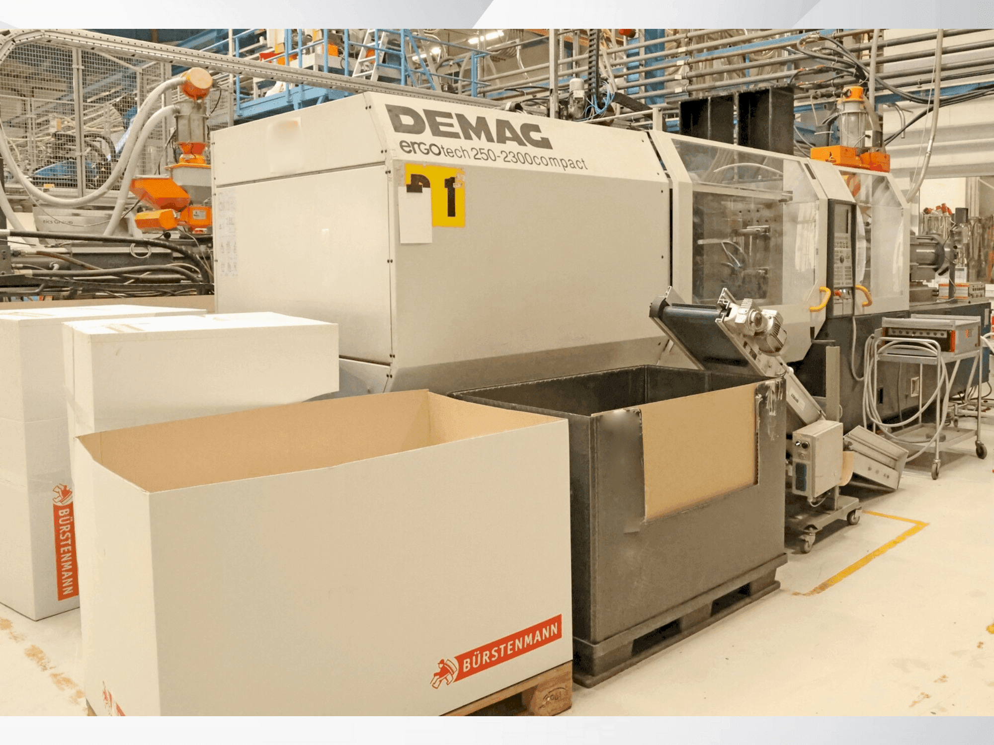 Vooraanzicht van DEMAG Ergotech ET 250-2300 NC 4 compact machine