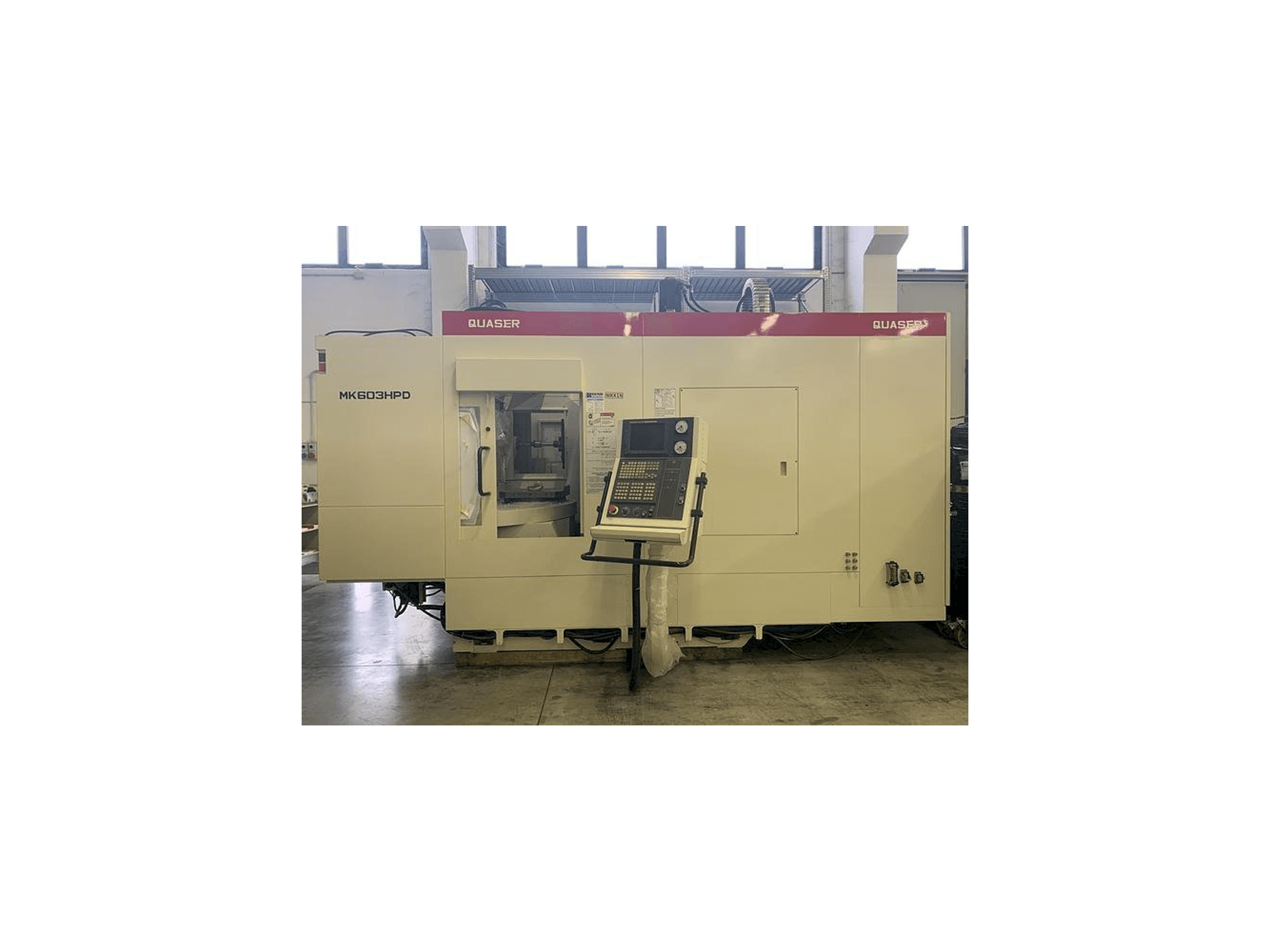 Vooraanzicht van Quaser MK603HPD machine