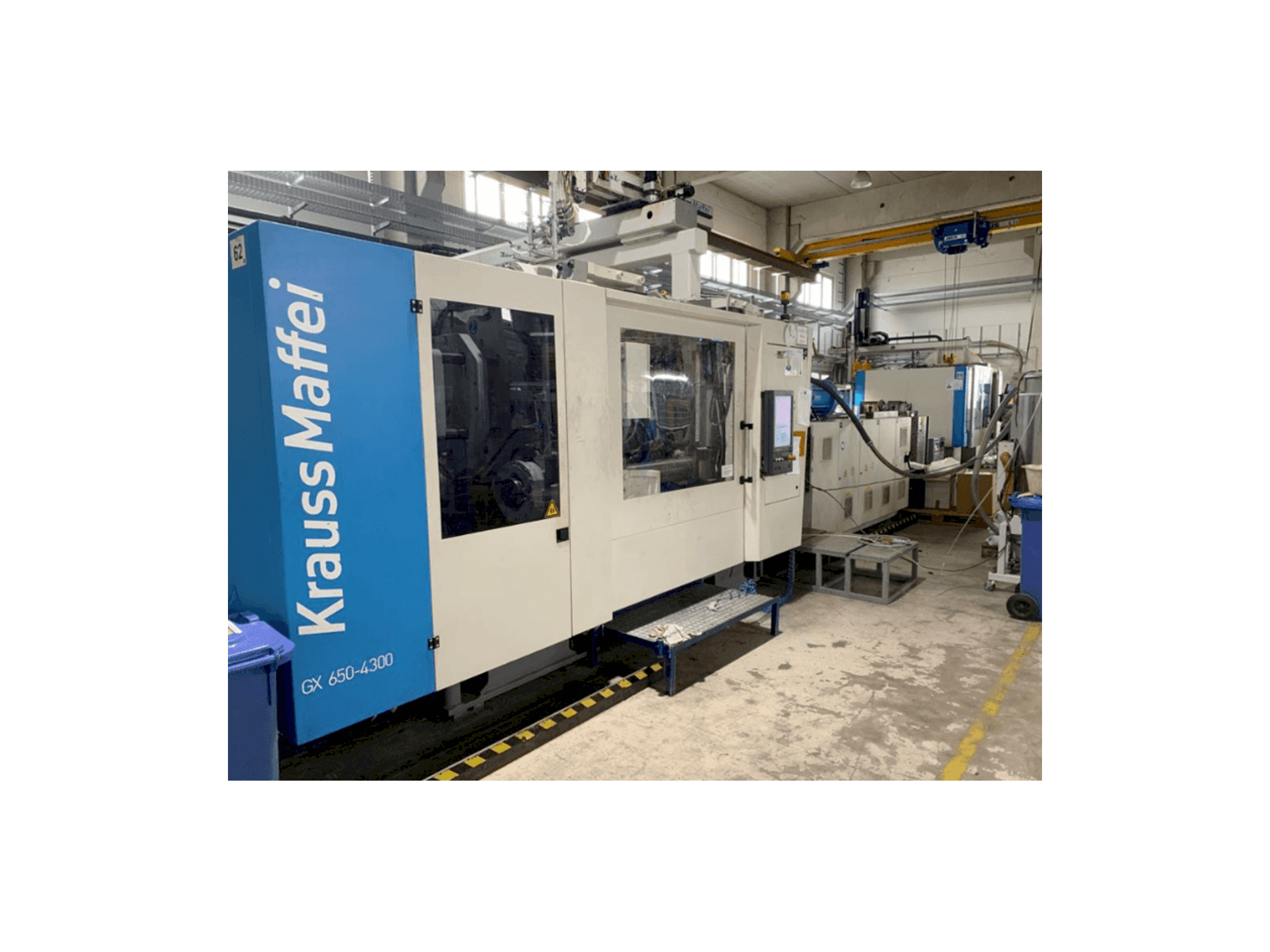 Vooraanzicht van Krauss Maffei KM650-4300 GX machine