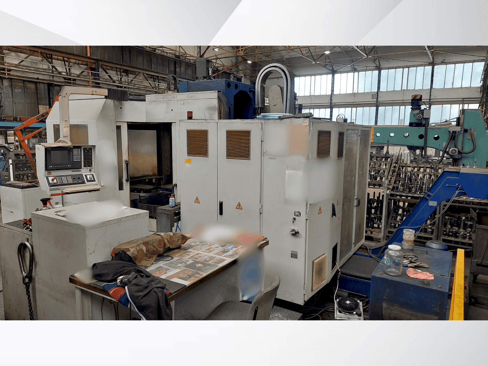 Vooraanzicht van ZPS MCFH 63 machine