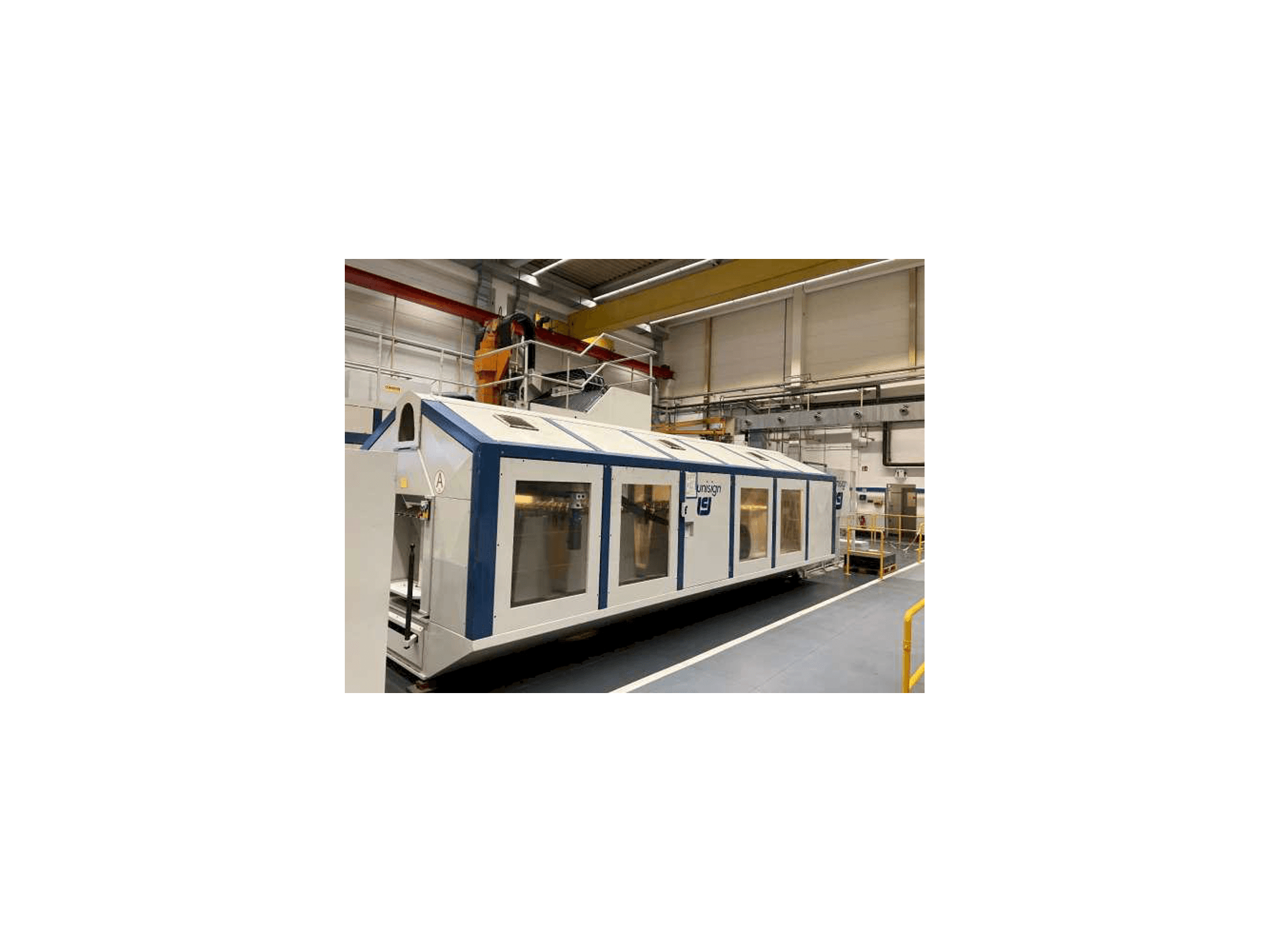 Vooraanzicht van Unisign UNICOM 8 machine