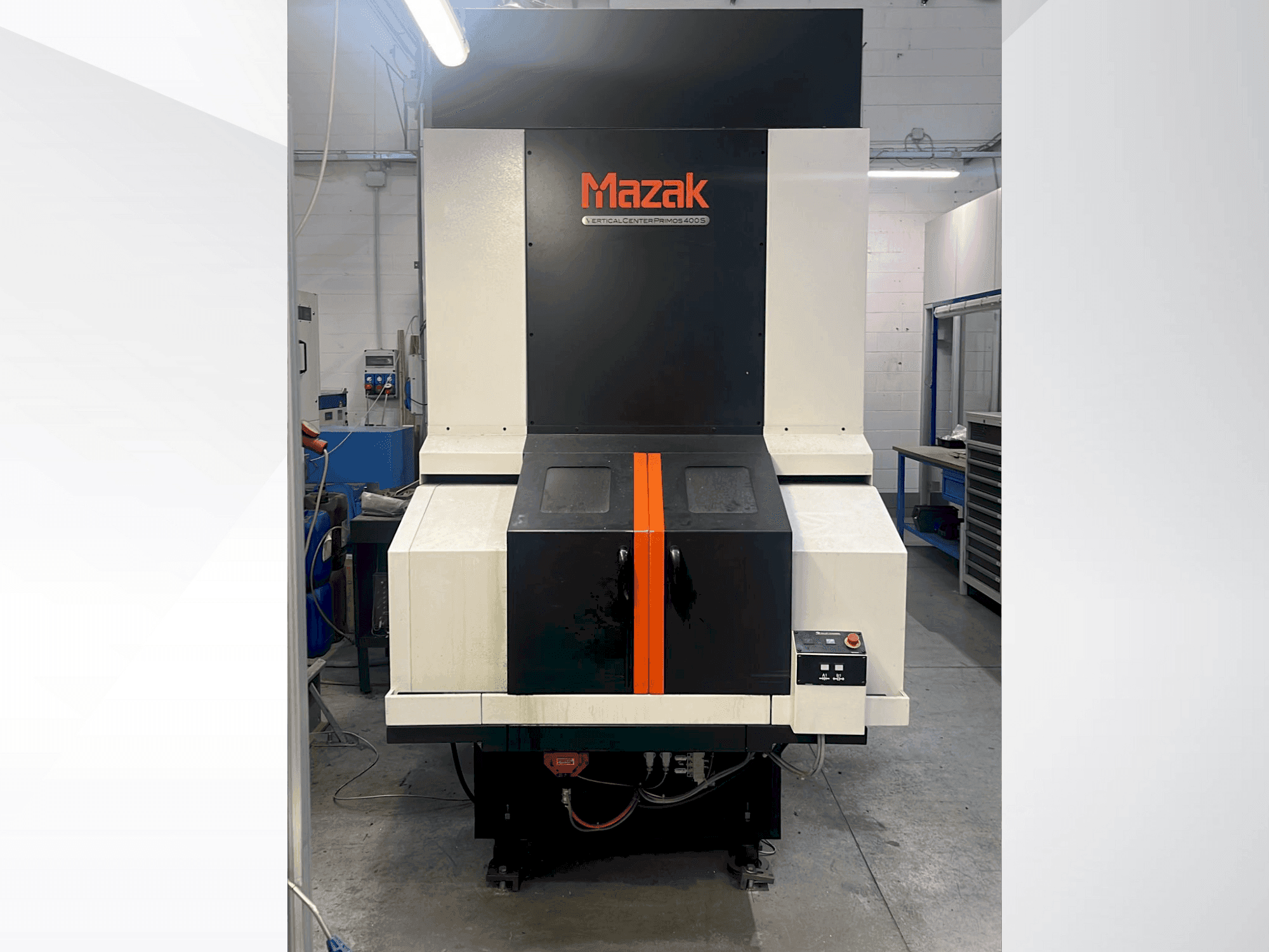 Vooraanzicht van Mazak VC PRIMOS 400S machine