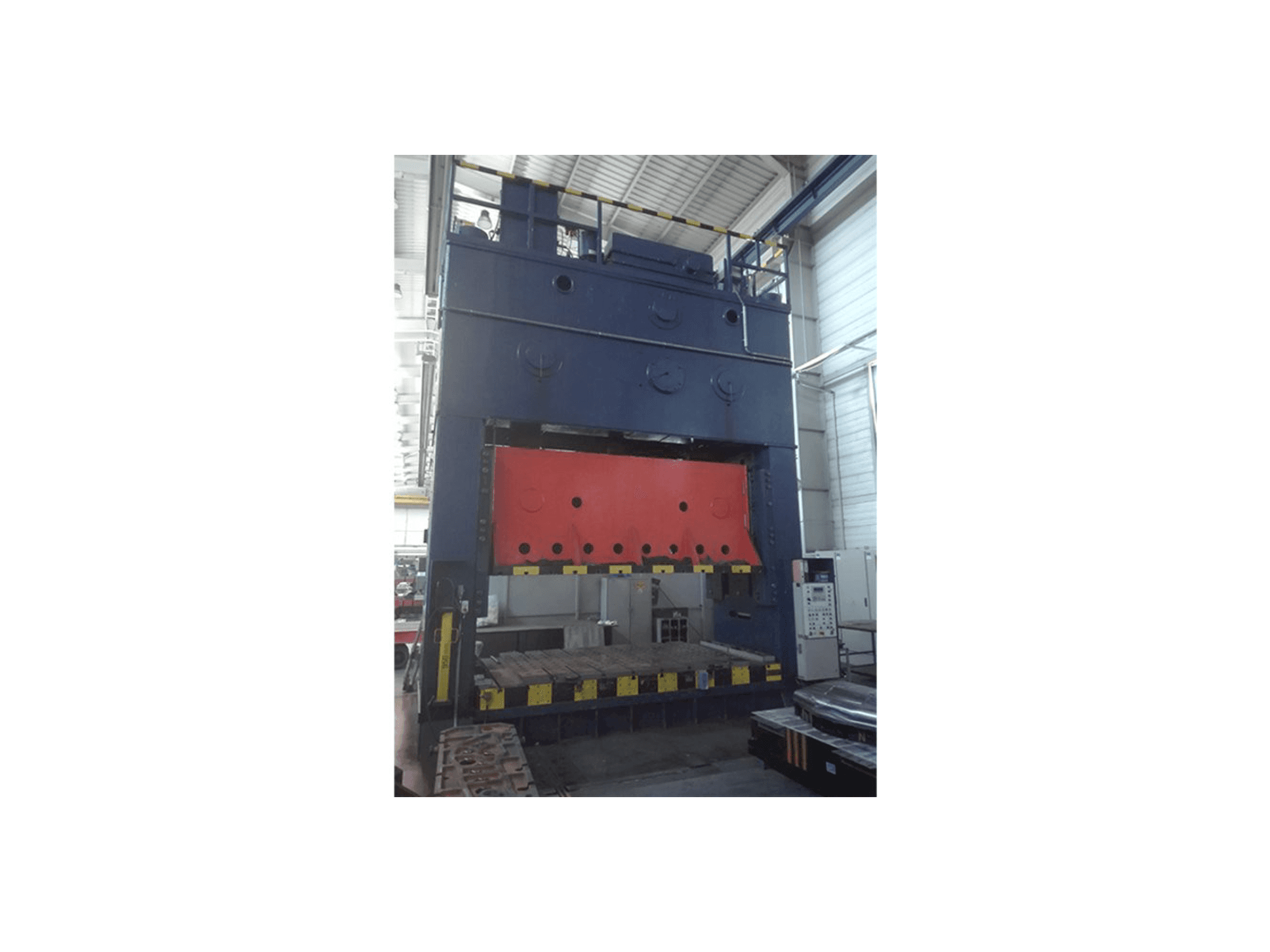 Vooraanzicht van Erfurt PKZZ 1000/4000 machine