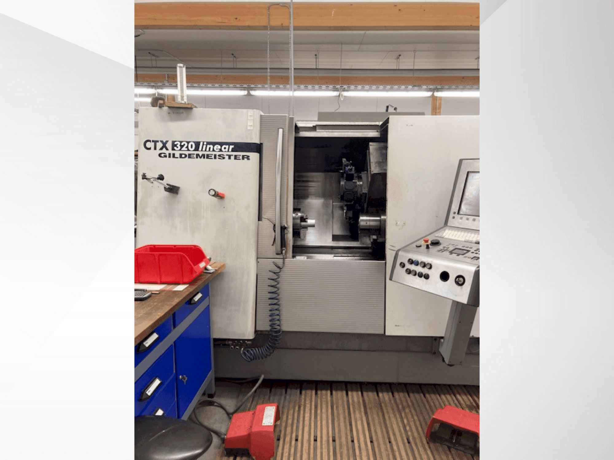 Vooraanzicht van Gildemeister CTX 320 linear machine