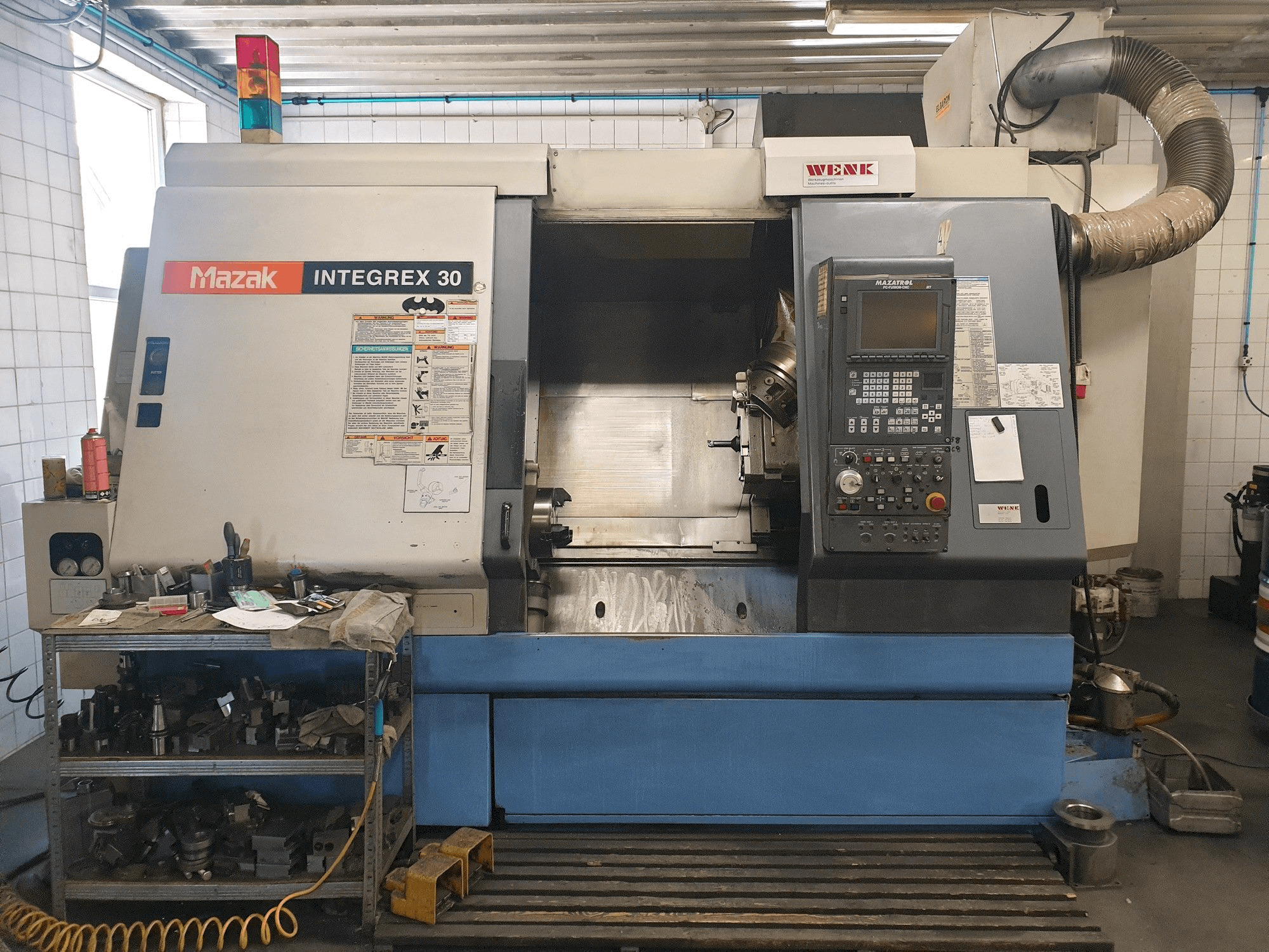Vooraanzicht van Mazak Integrex 30 machine