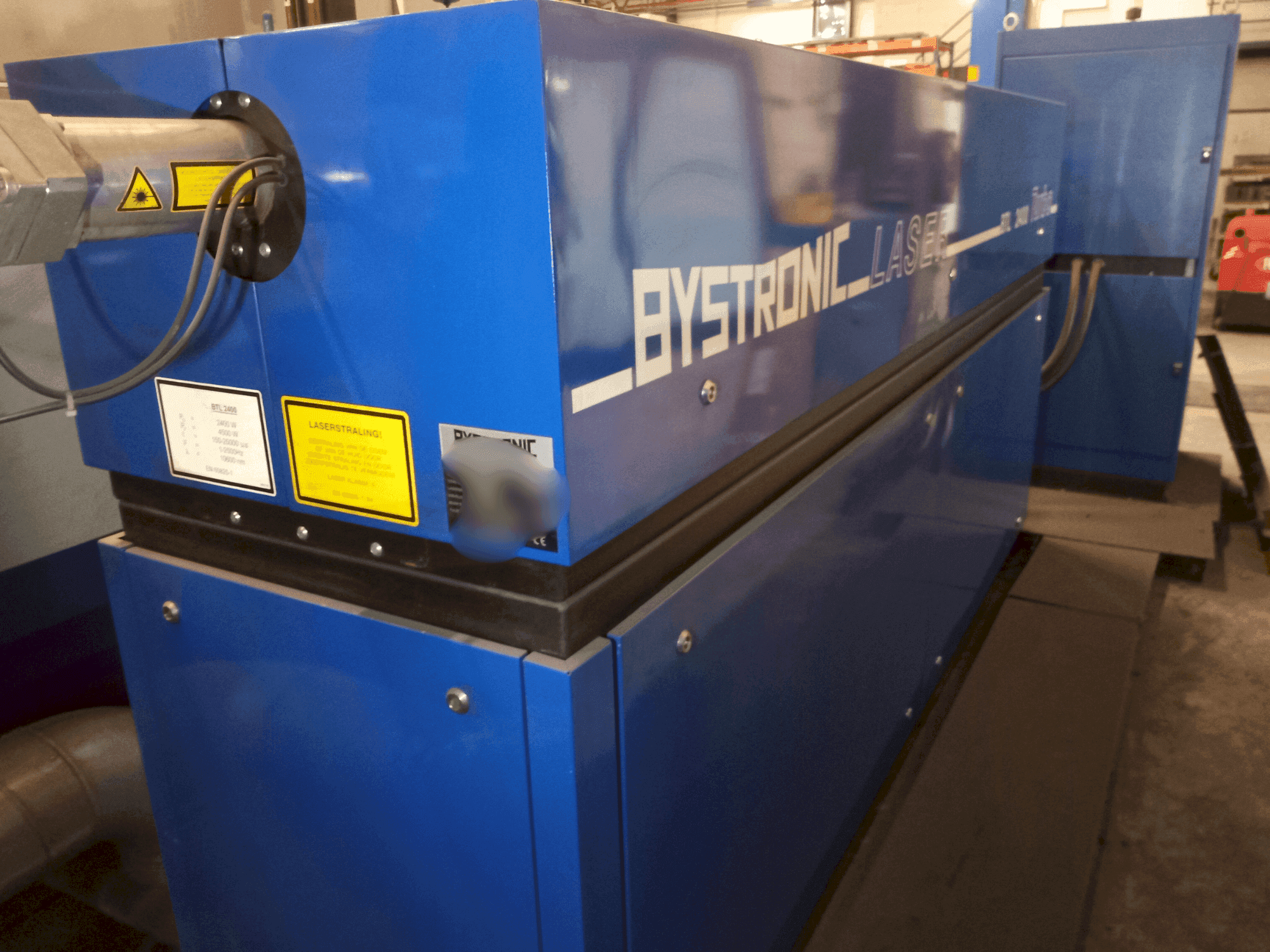 Vooraanzicht van Bystronic BySprint 2512 machine