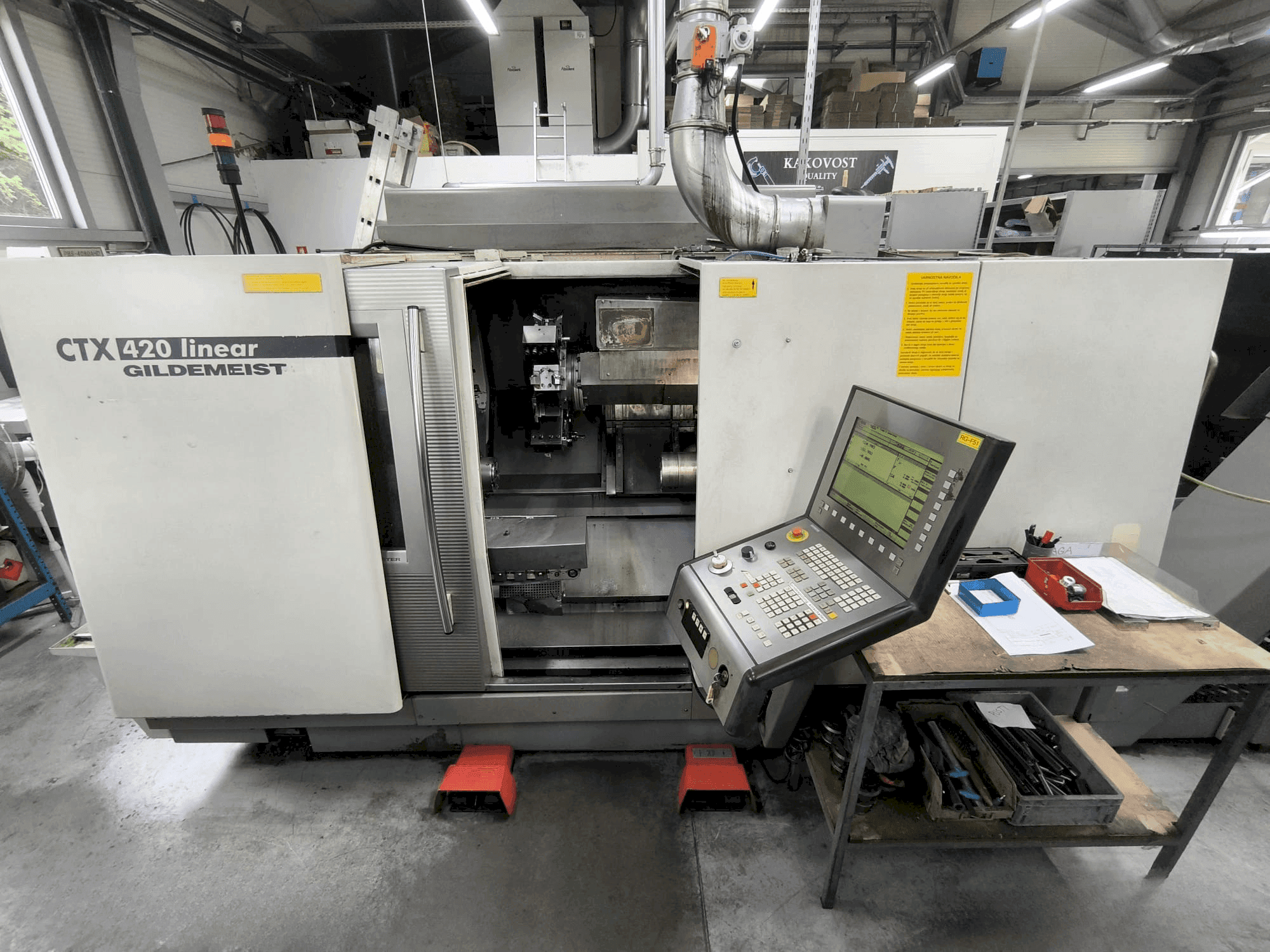 Vooraanzicht van Gildemeister GILDEMEISTER CTX 420 linear machine