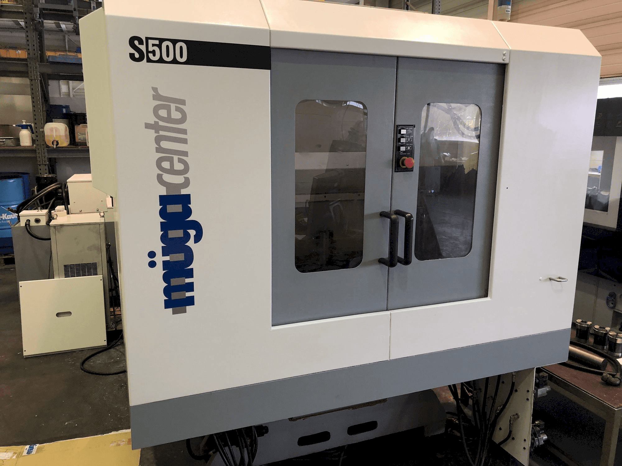 Vooraanzicht van Muga S500 machine